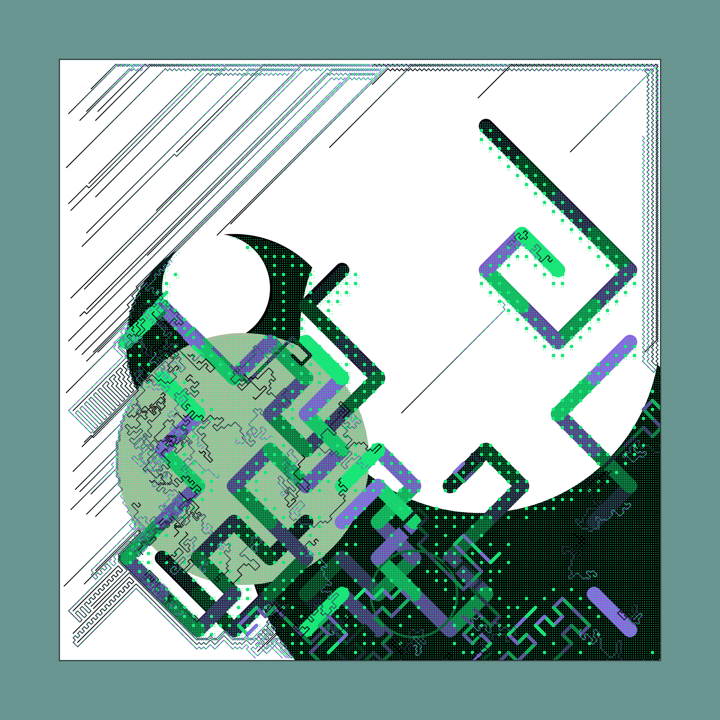 Art Blocks - Art Blocks v2 - Abstraction #135 - NFT # 69000135