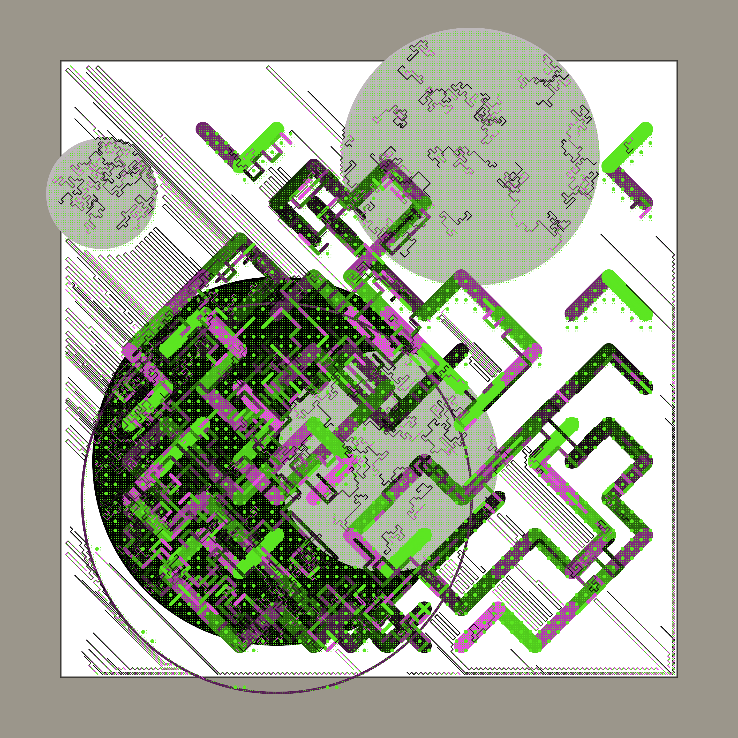 Art Blocks - Art Blocks v2 - Abstraction #136 - NFT # 69000136