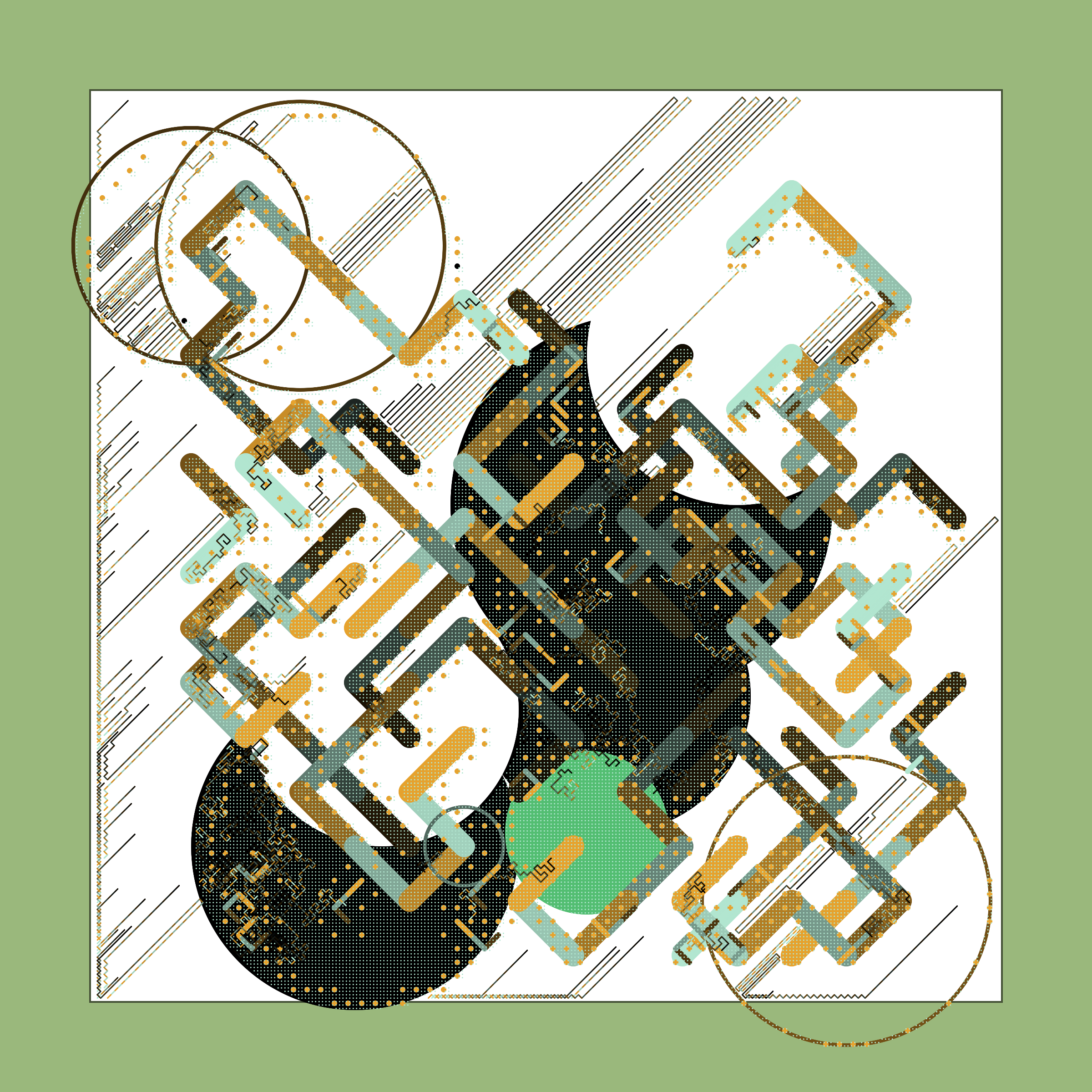 Art Blocks - Art Blocks v2 - Abstraction #146 - NFT # 69000146