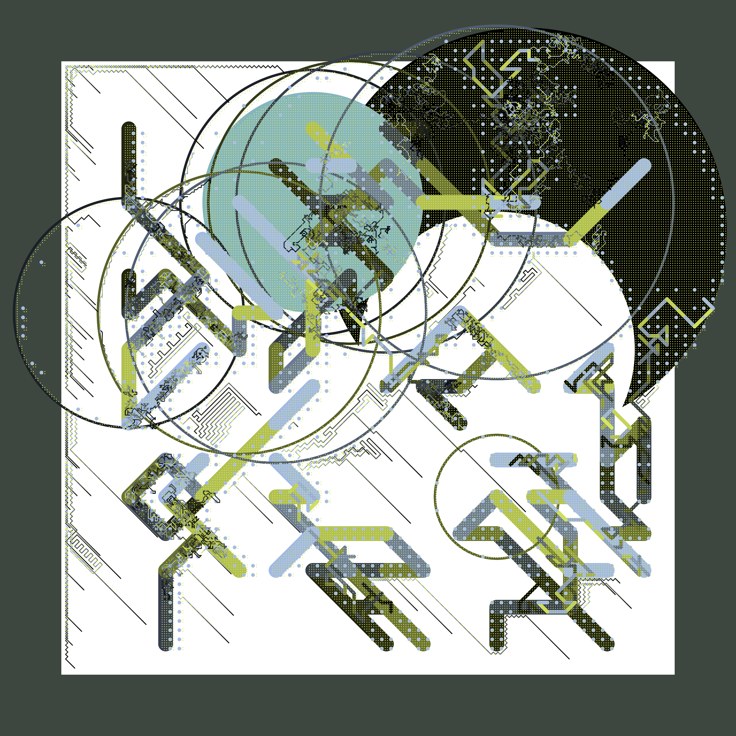 Art Blocks - Art Blocks v2 - Abstraction #147 - NFT # 69000147