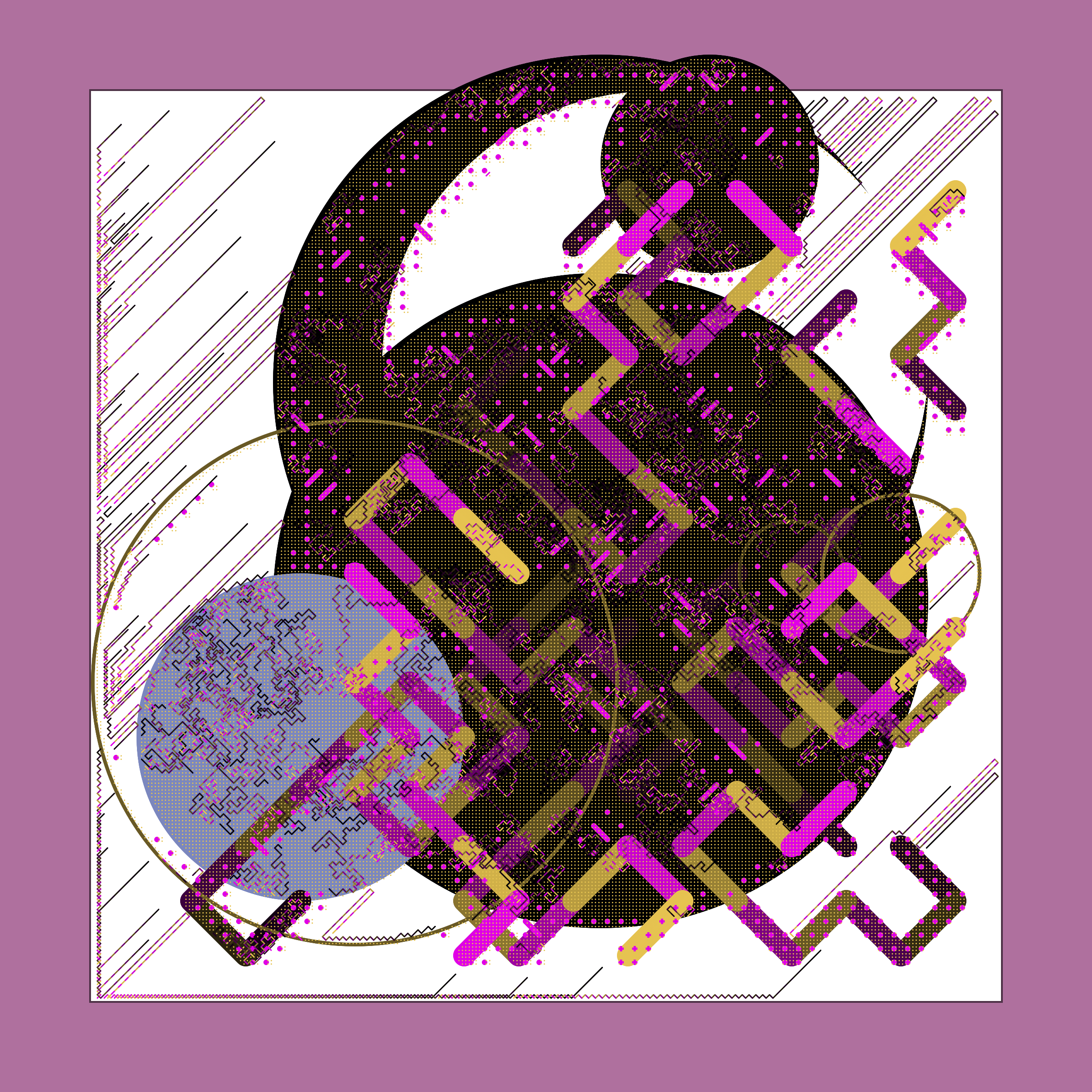 Art Blocks - Art Blocks v2 - Abstraction #148 - NFT # 69000148