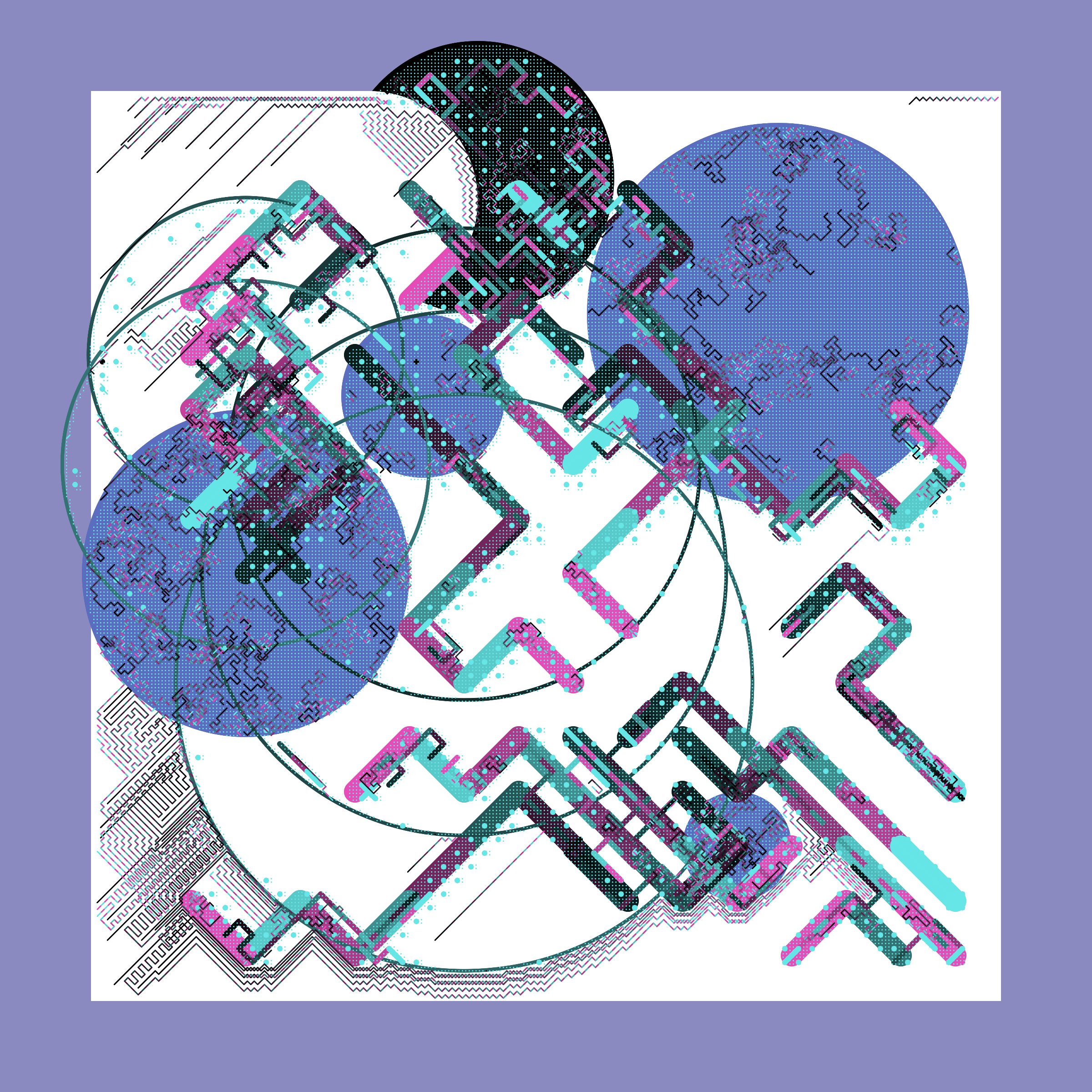 Art Blocks - Art Blocks v2 - Abstraction #150 - NFT # 69000150