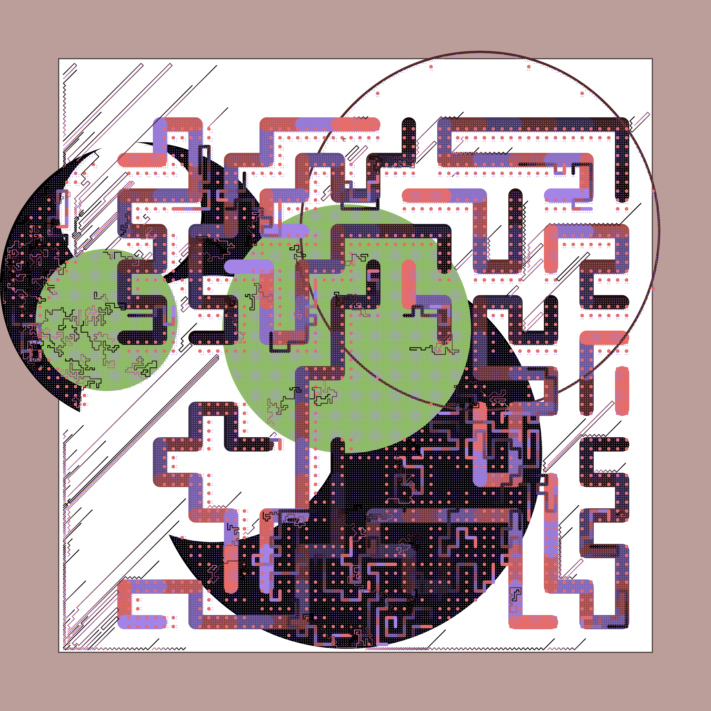 Art Blocks - Art Blocks v2 - Abstraction #154 - NFT # 69000154