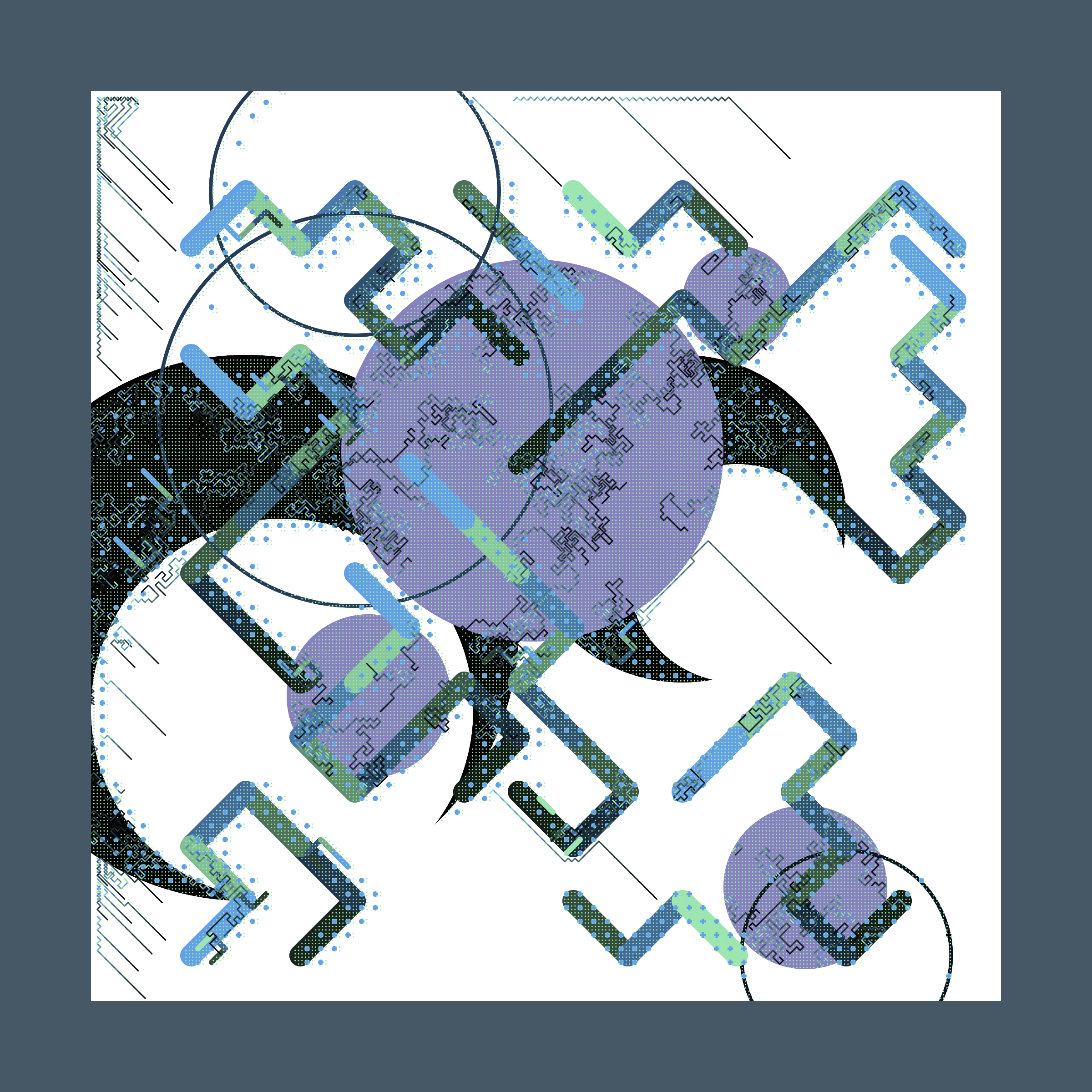 Art Blocks - Art Blocks v2 - Abstraction #156 - NFT # 69000156