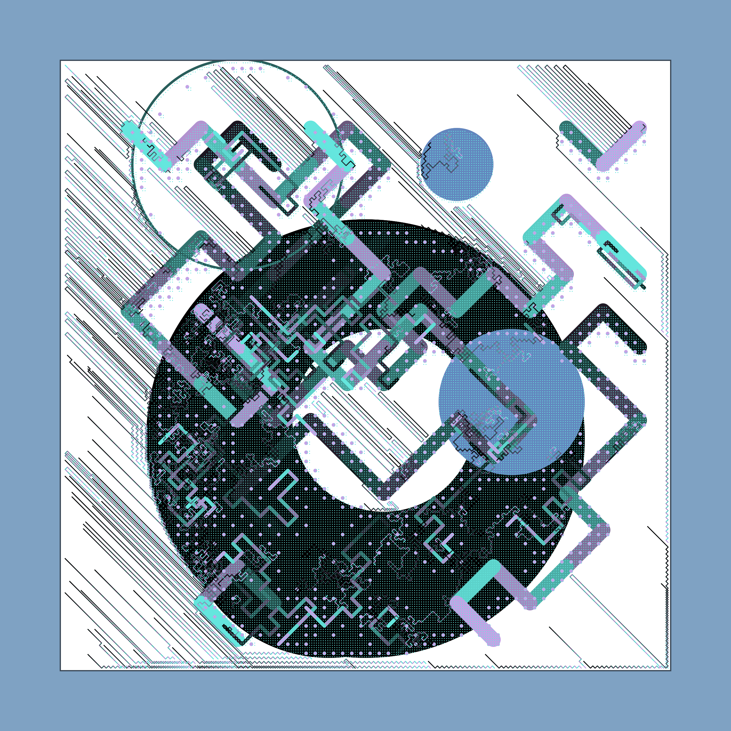 Art Blocks - Art Blocks v2 - Abstraction #160 - NFT # 69000160