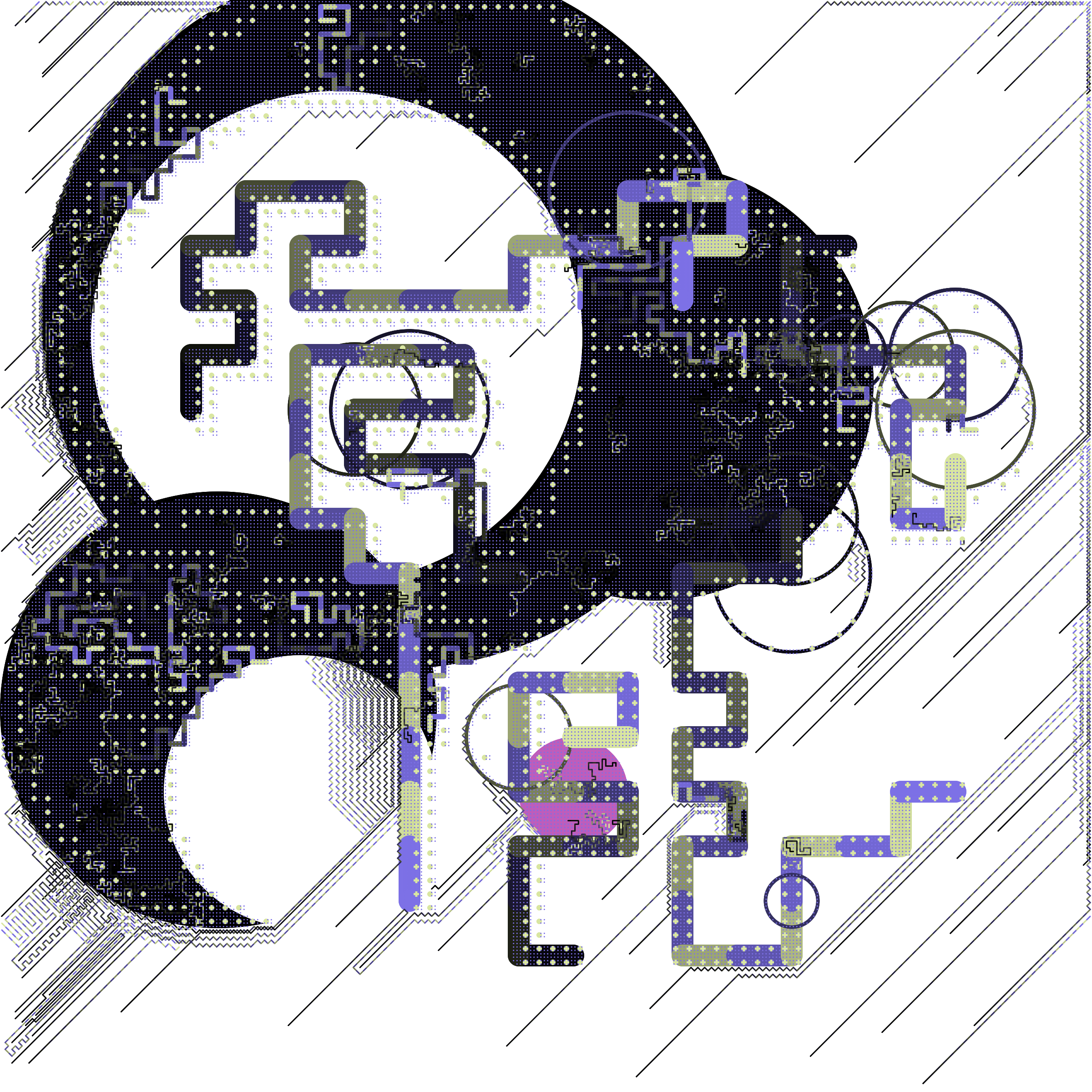 Art Blocks - Art Blocks v2 - Abstraction #161 - NFT # 69000161