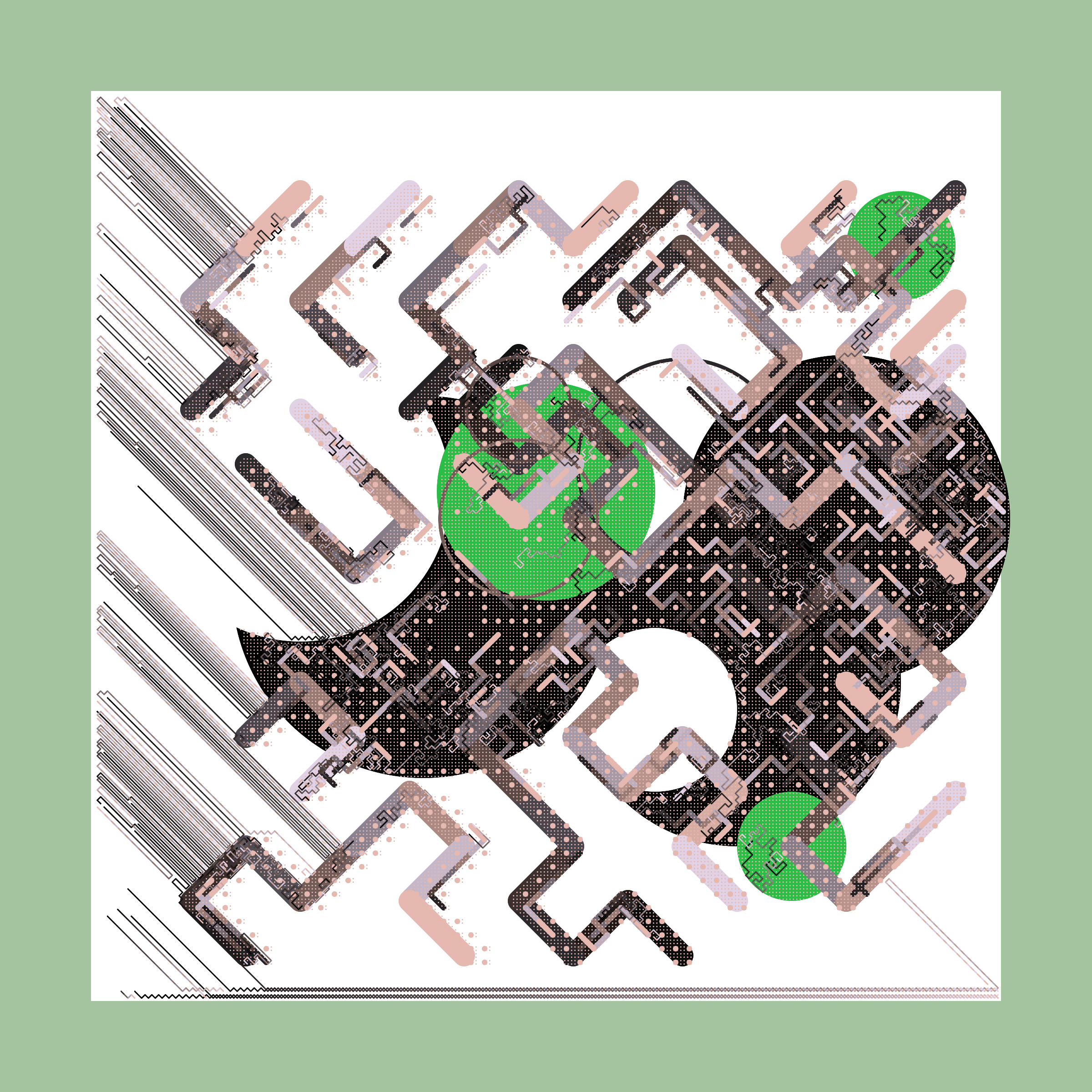 Art Blocks - Art Blocks v2 - Abstraction #167 - NFT # 69000167