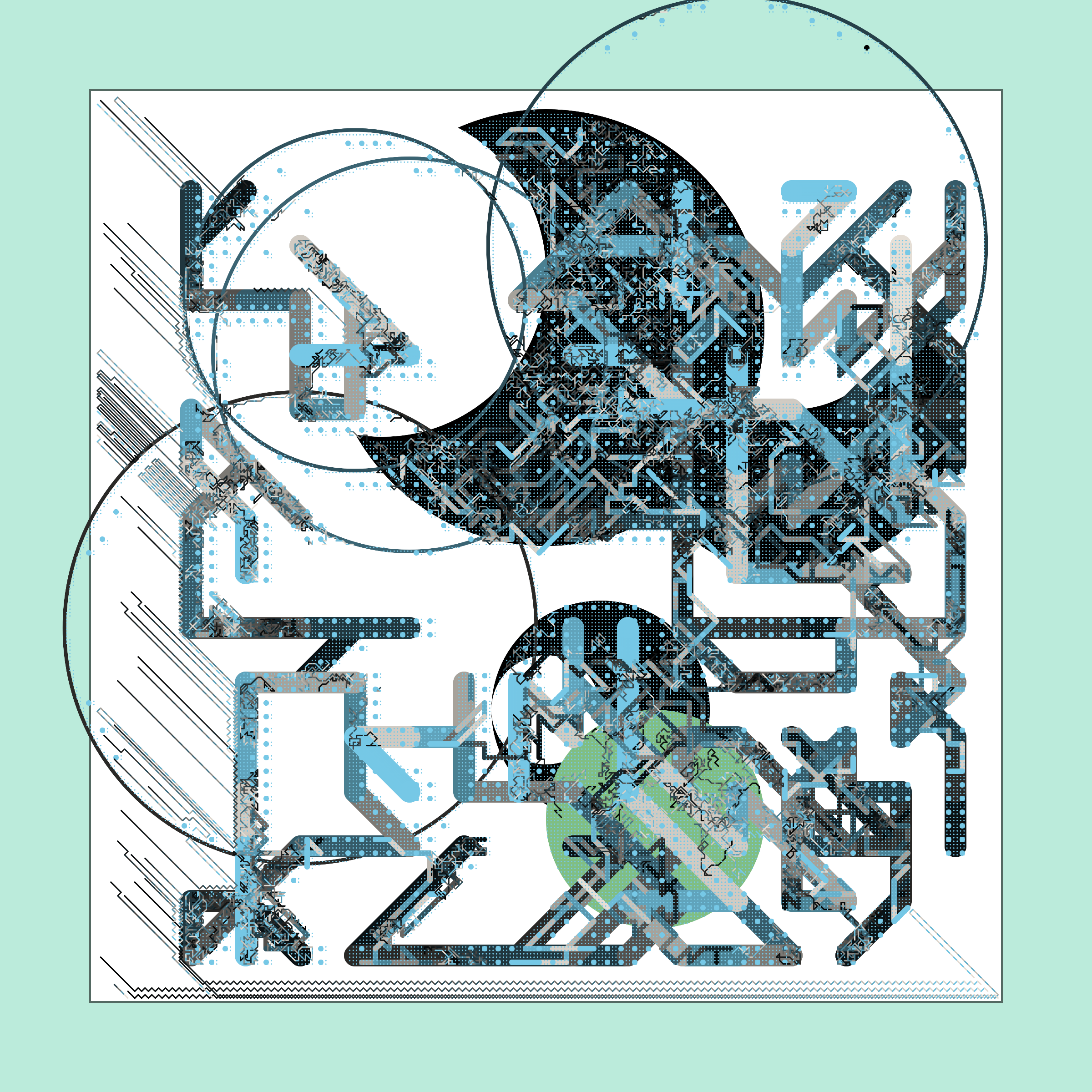 Art Blocks - Art Blocks v2 - Abstraction #172 - NFT # 69000172