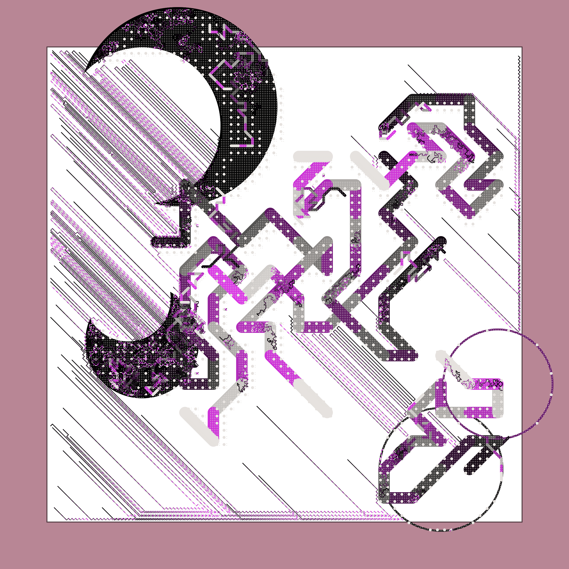 Art Blocks - Art Blocks v2 - Abstraction #174 - NFT # 69000174