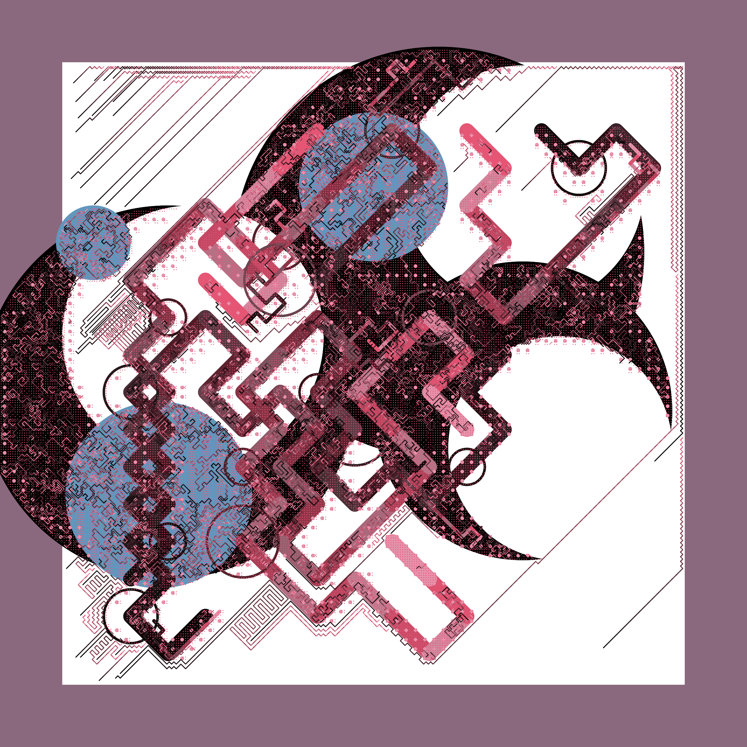 Art Blocks - Art Blocks v2 - Abstraction #175 - NFT # 69000175