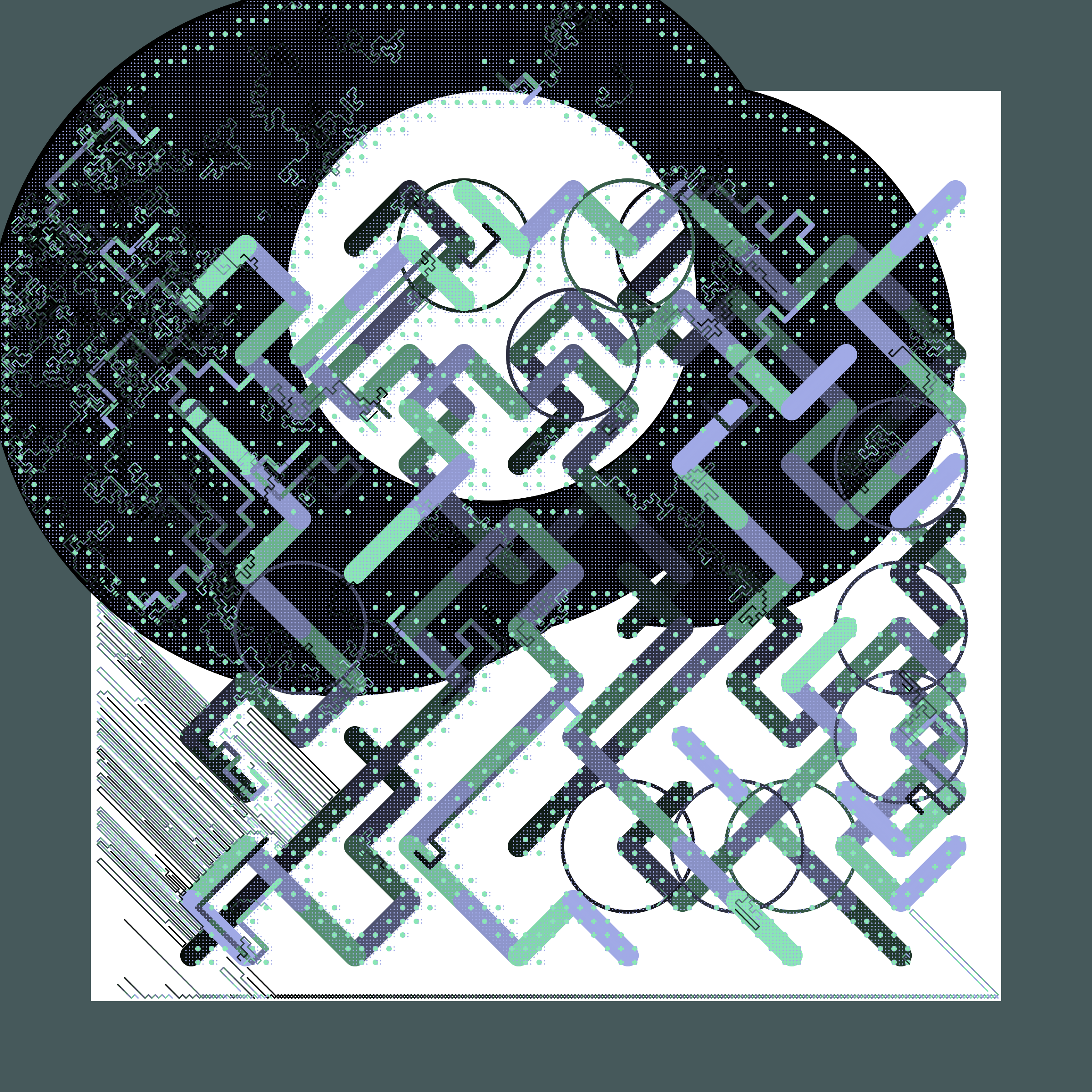 Art Blocks - Art Blocks v2 - Abstraction #176 - NFT # 69000176