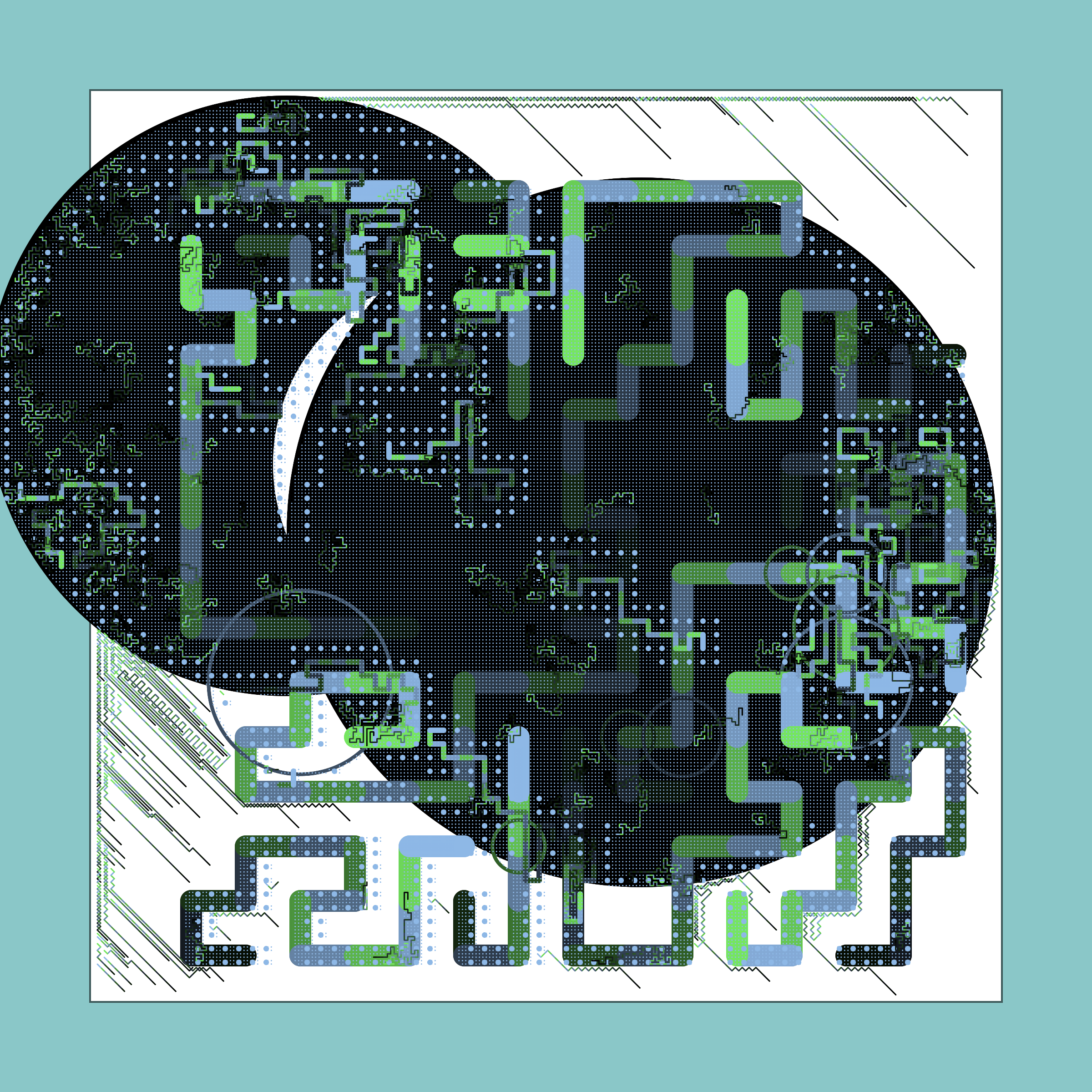 Art Blocks - Art Blocks v2 - Abstraction #178 - NFT # 69000178