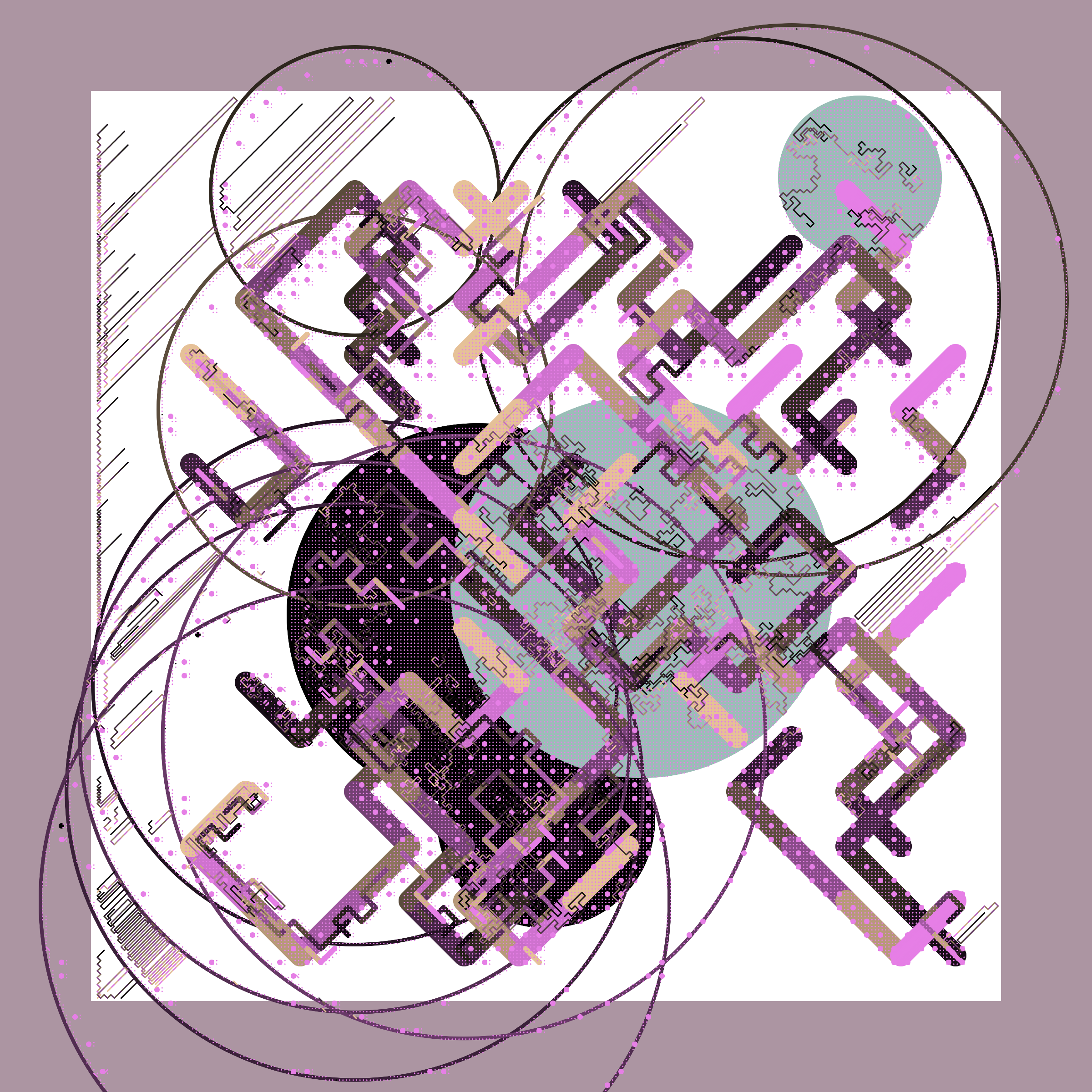 Art Blocks - Art Blocks v2 - Abstraction #180 - NFT # 69000180