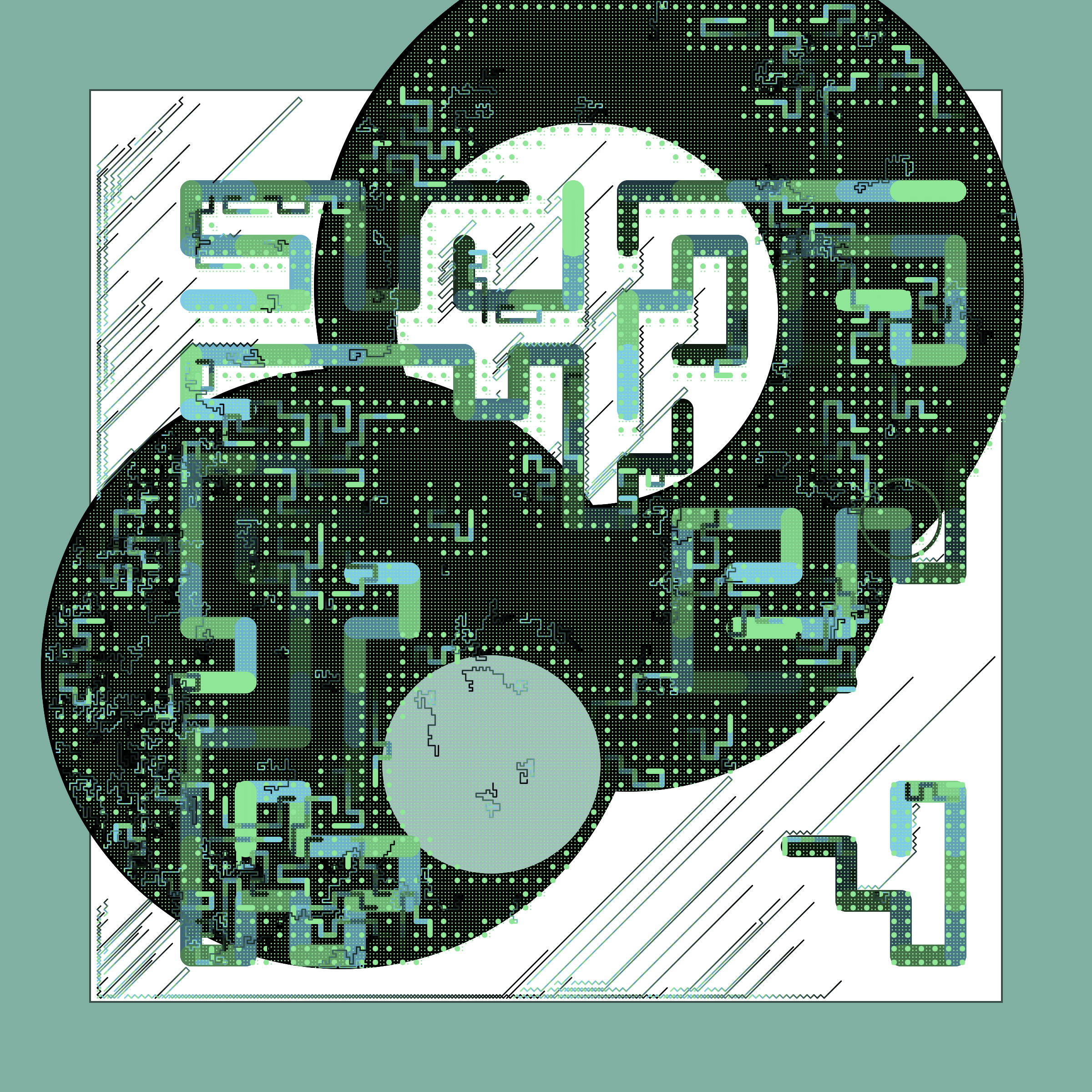 Art Blocks - Art Blocks v2 - Abstraction #188 - NFT # 69000188