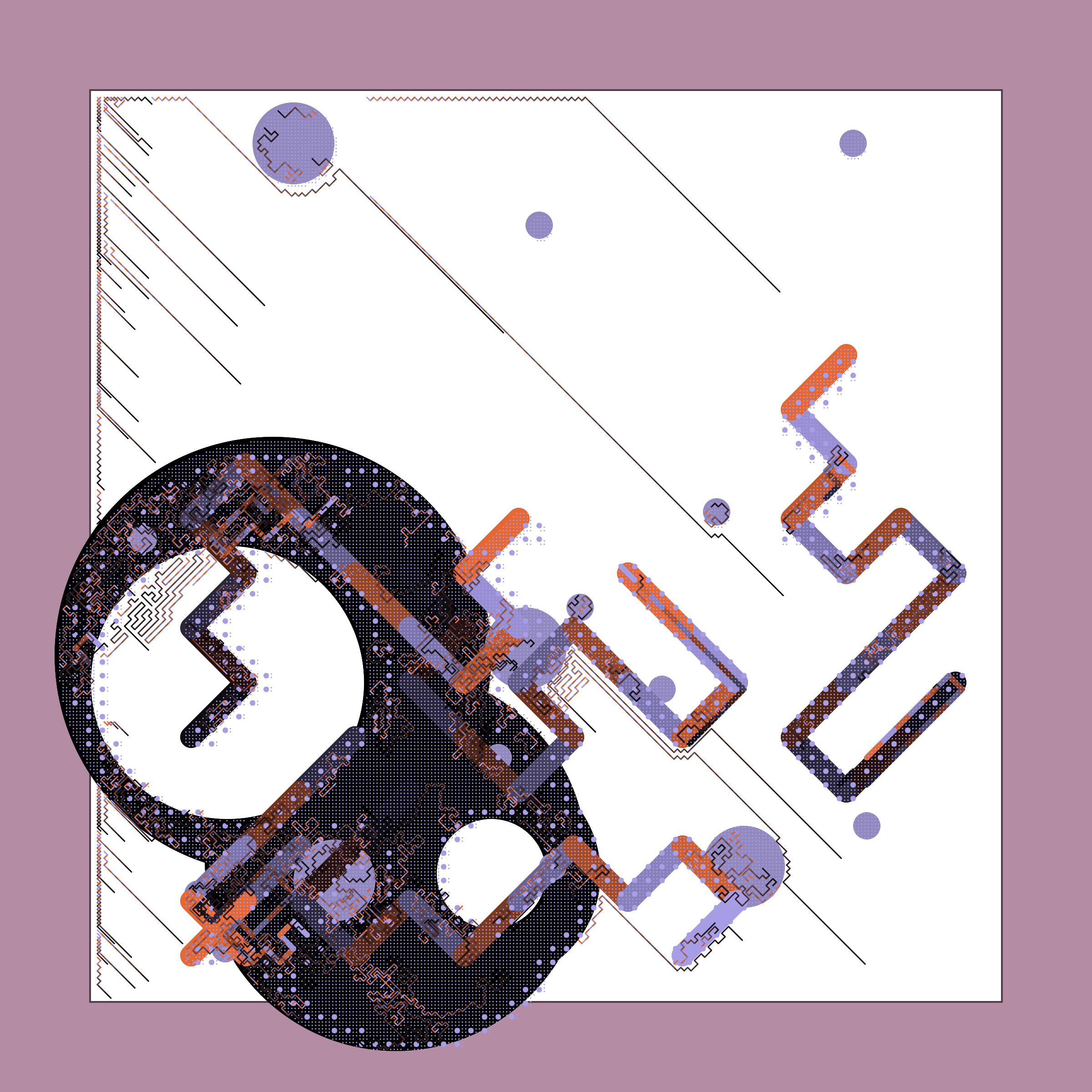 Art Blocks - Art Blocks v2 - Abstraction #191 - NFT # 69000191