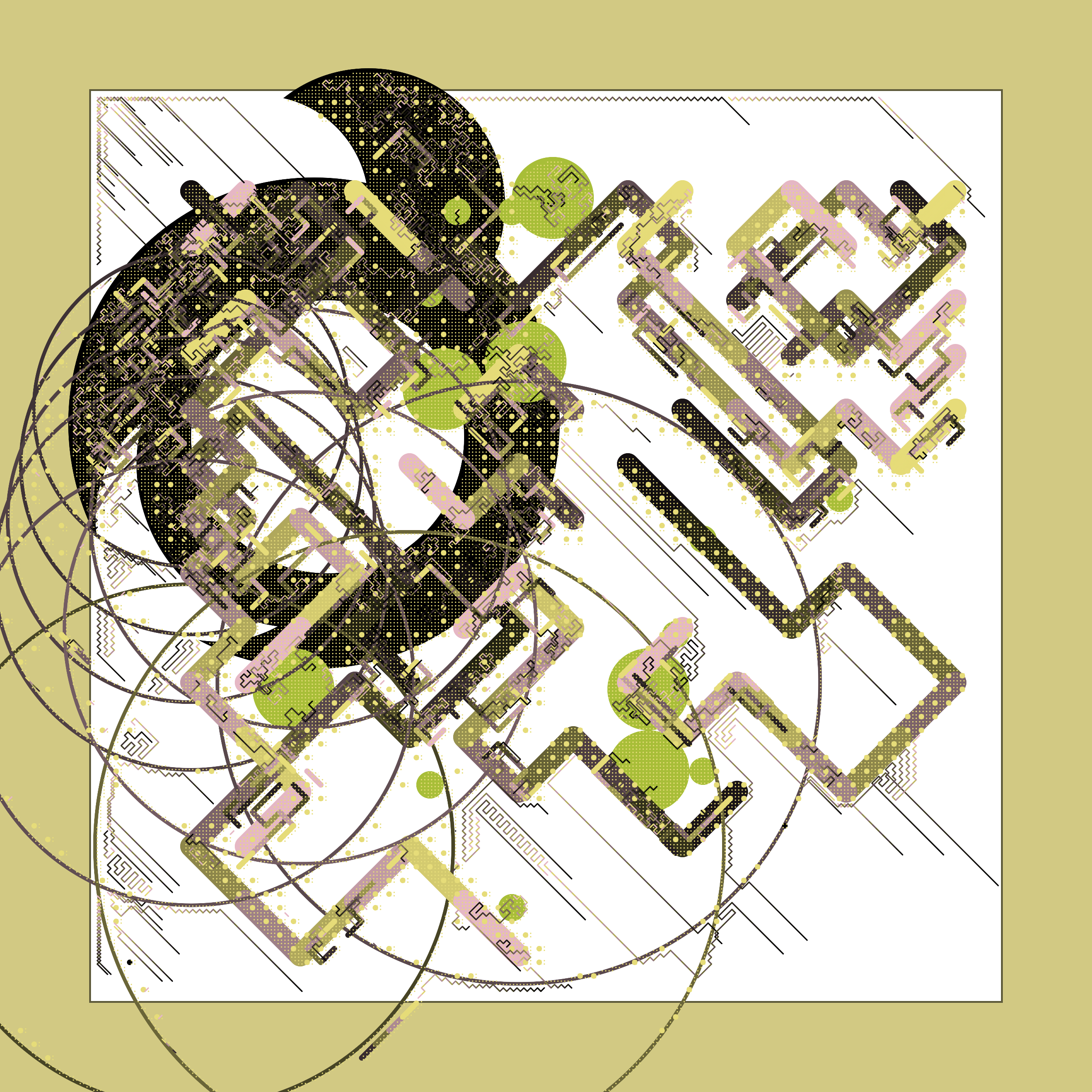 Art Blocks - Art Blocks v2 - Abstraction #195 - NFT # 69000195