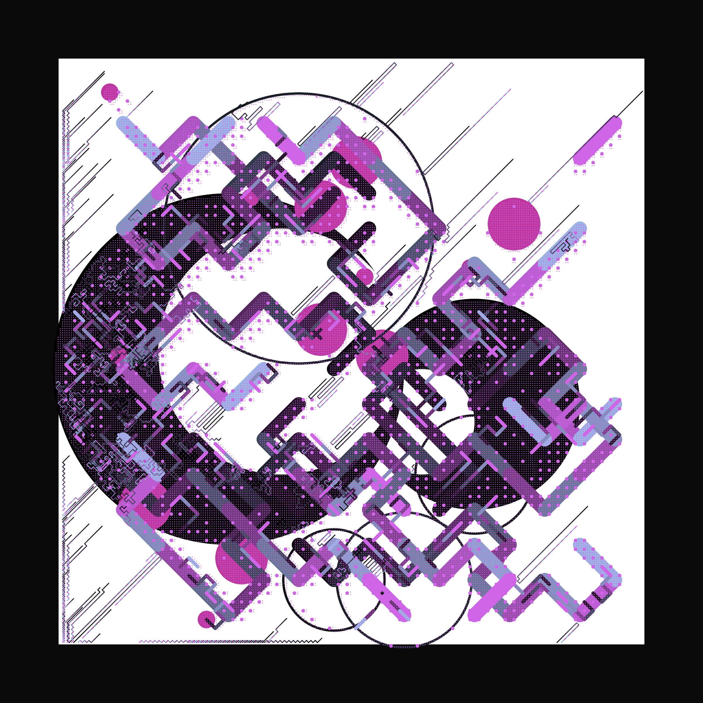 Art Blocks - Art Blocks v2 - Abstraction #196 - NFT # 69000196