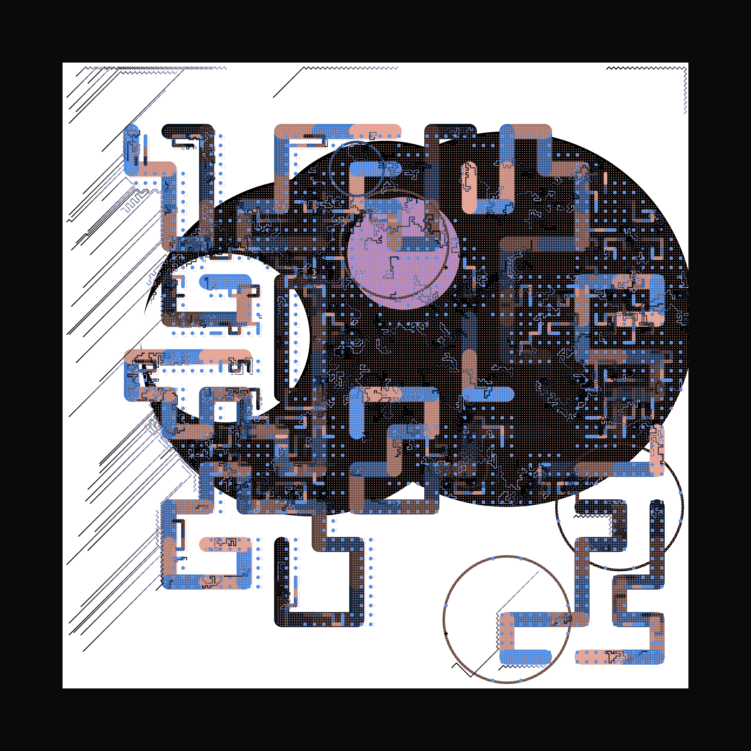 Art Blocks - Art Blocks v2 - Abstraction #197 - NFT # 69000197