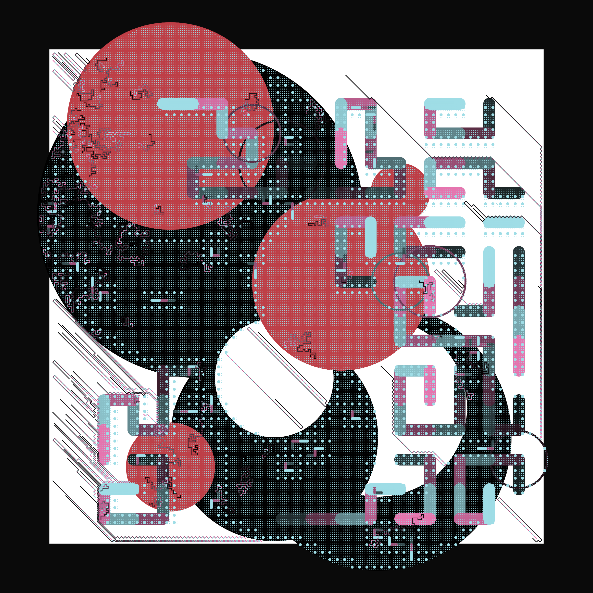 Art Blocks - Art Blocks v2 - Abstraction #206 - NFT # 69000206