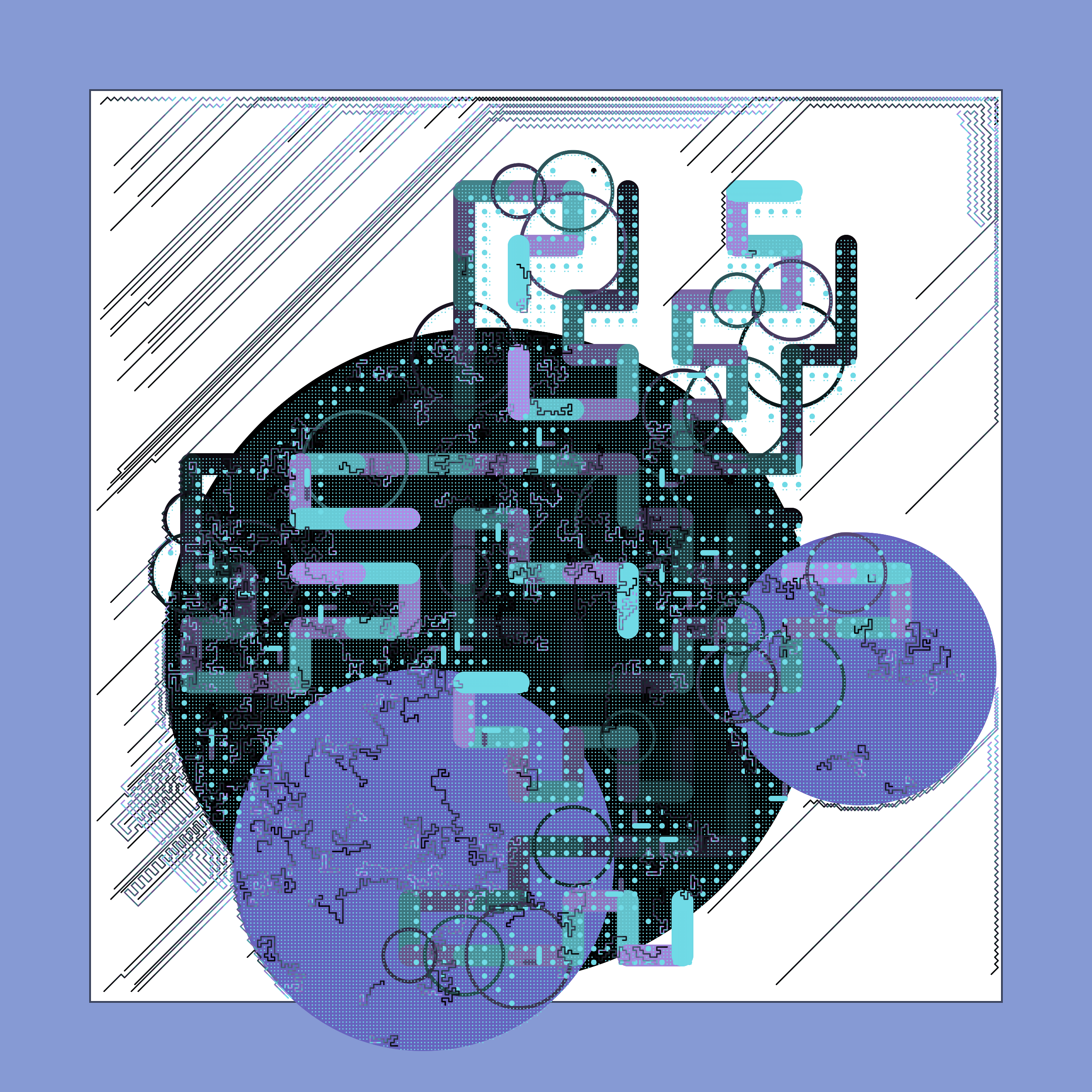 Art Blocks - Art Blocks v2 - Abstraction #207 - NFT # 69000207