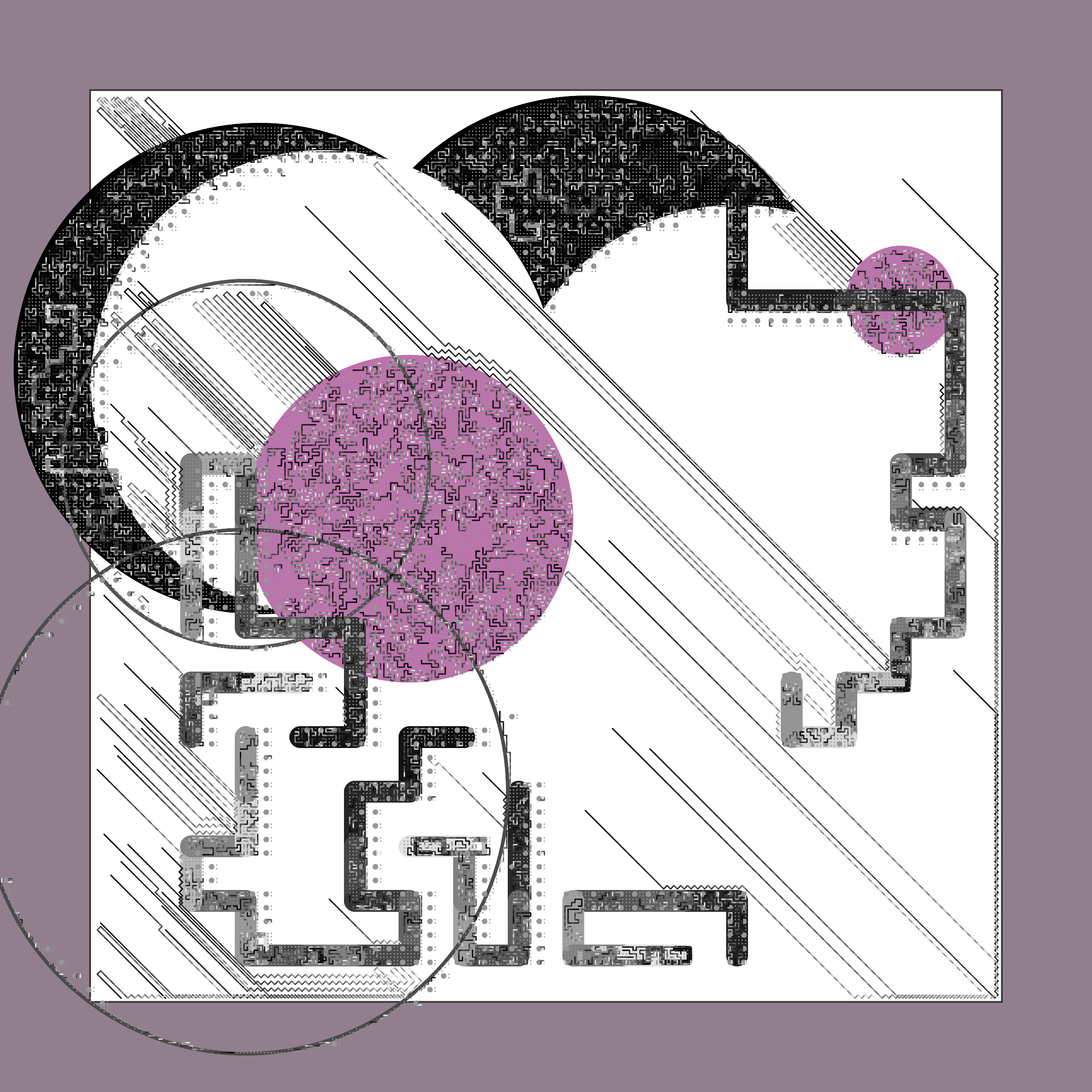 Art Blocks - Art Blocks v2 - Abstraction #208 - NFT # 69000208