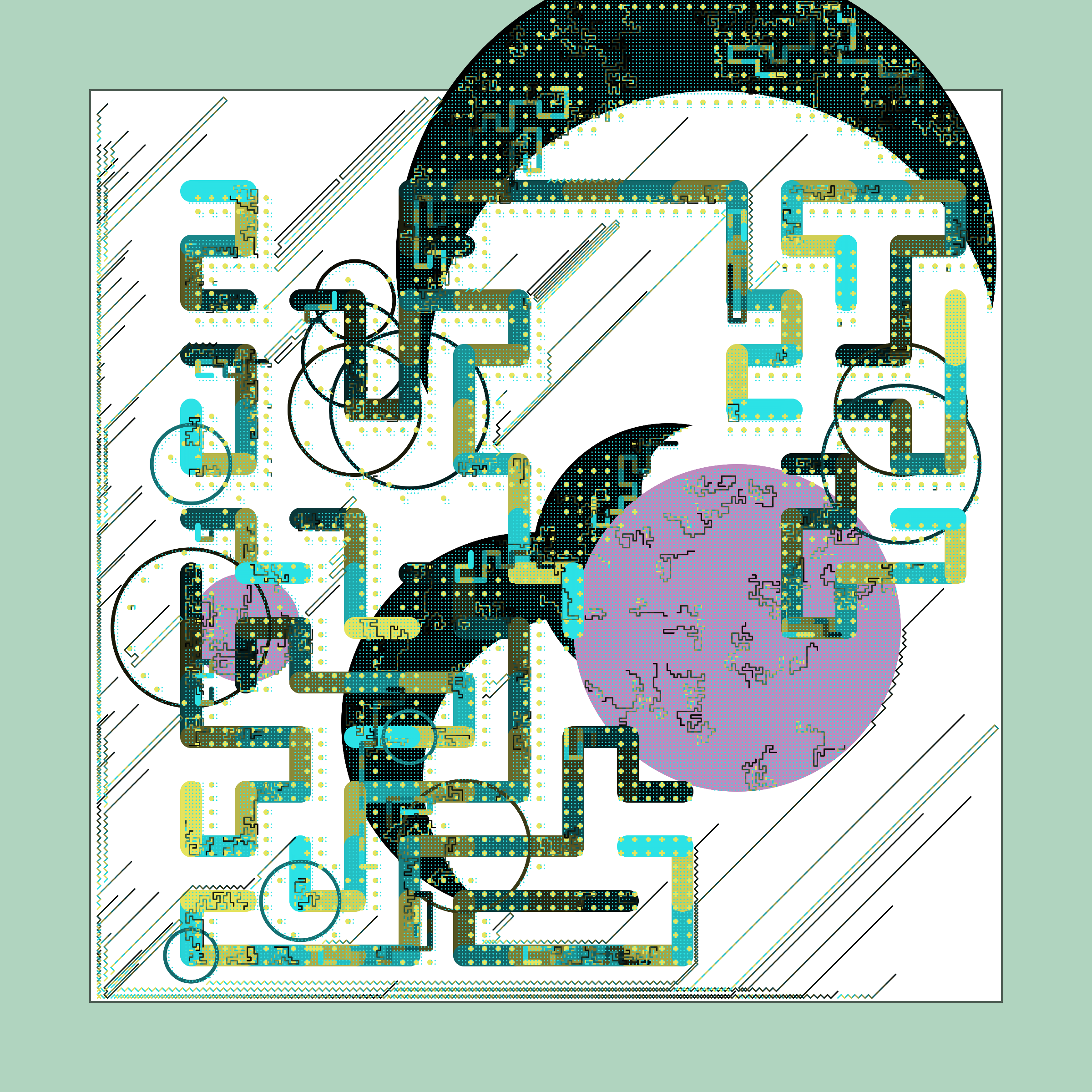 Art Blocks - Art Blocks v2 - Abstraction #209 - NFT # 69000209