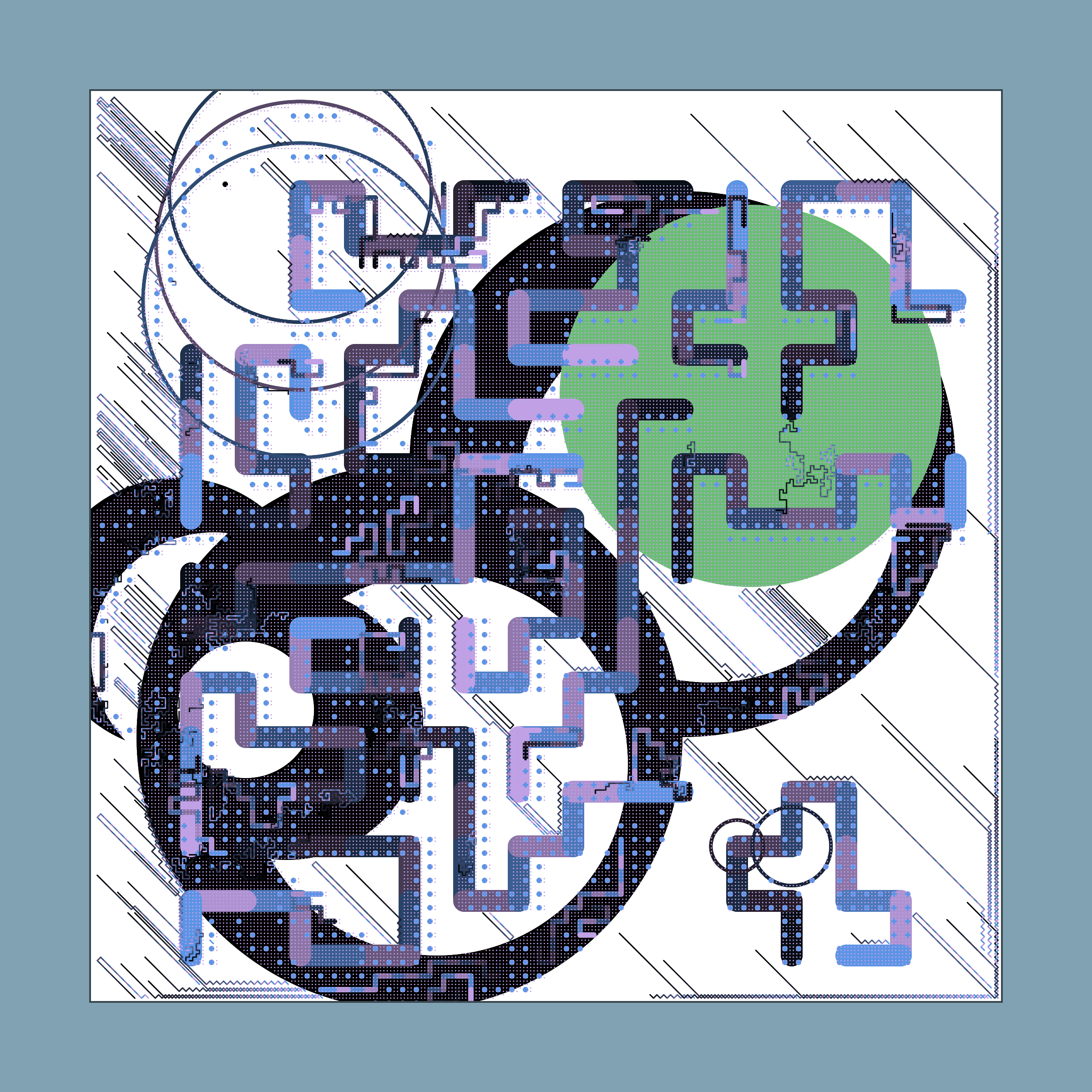 Art Blocks - Art Blocks v2 - Abstraction #210 - NFT # 69000210