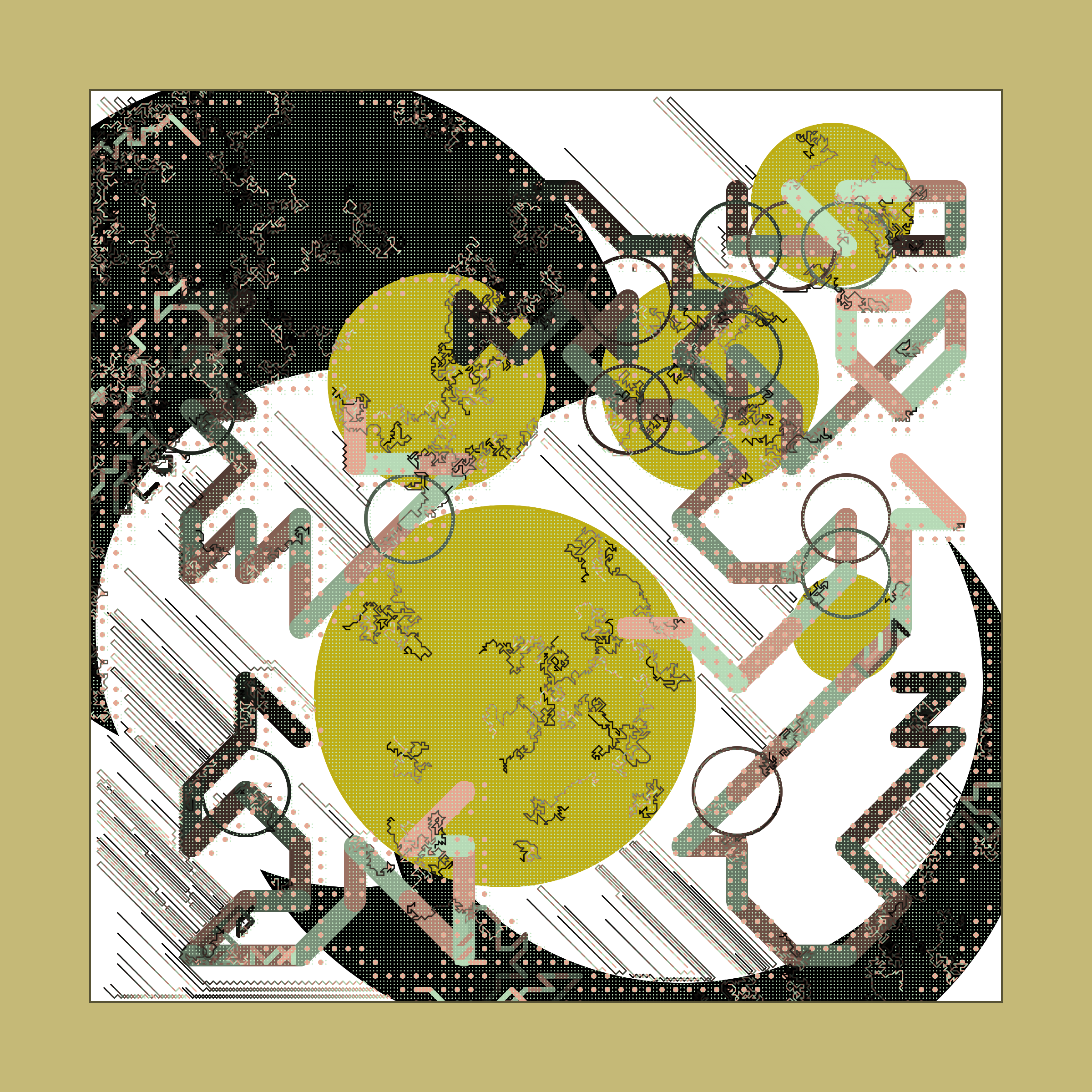 Art Blocks - Art Blocks v2 - Abstraction #211 - NFT # 69000211