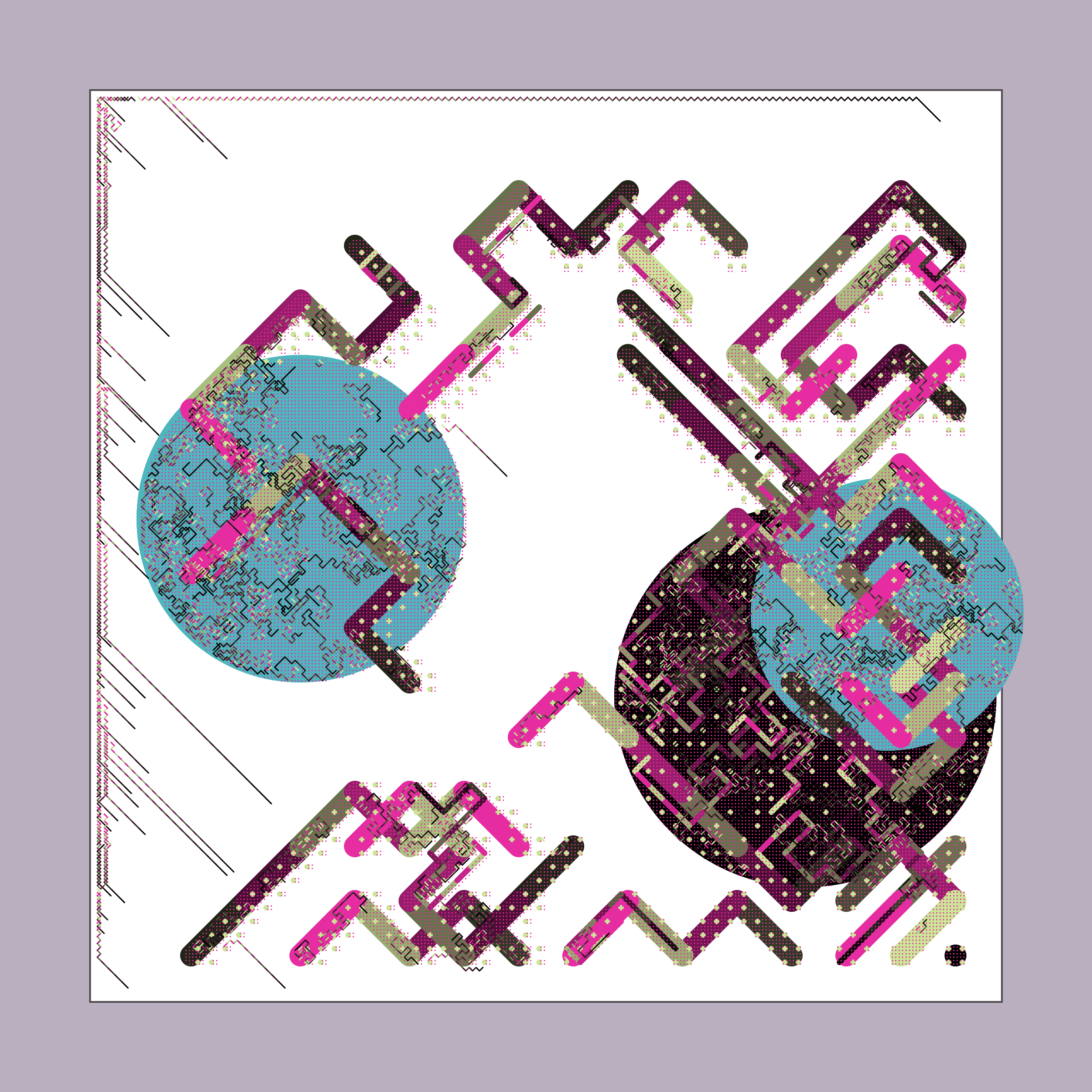 Art Blocks - Art Blocks v2 - Abstraction #212 - NFT # 69000212