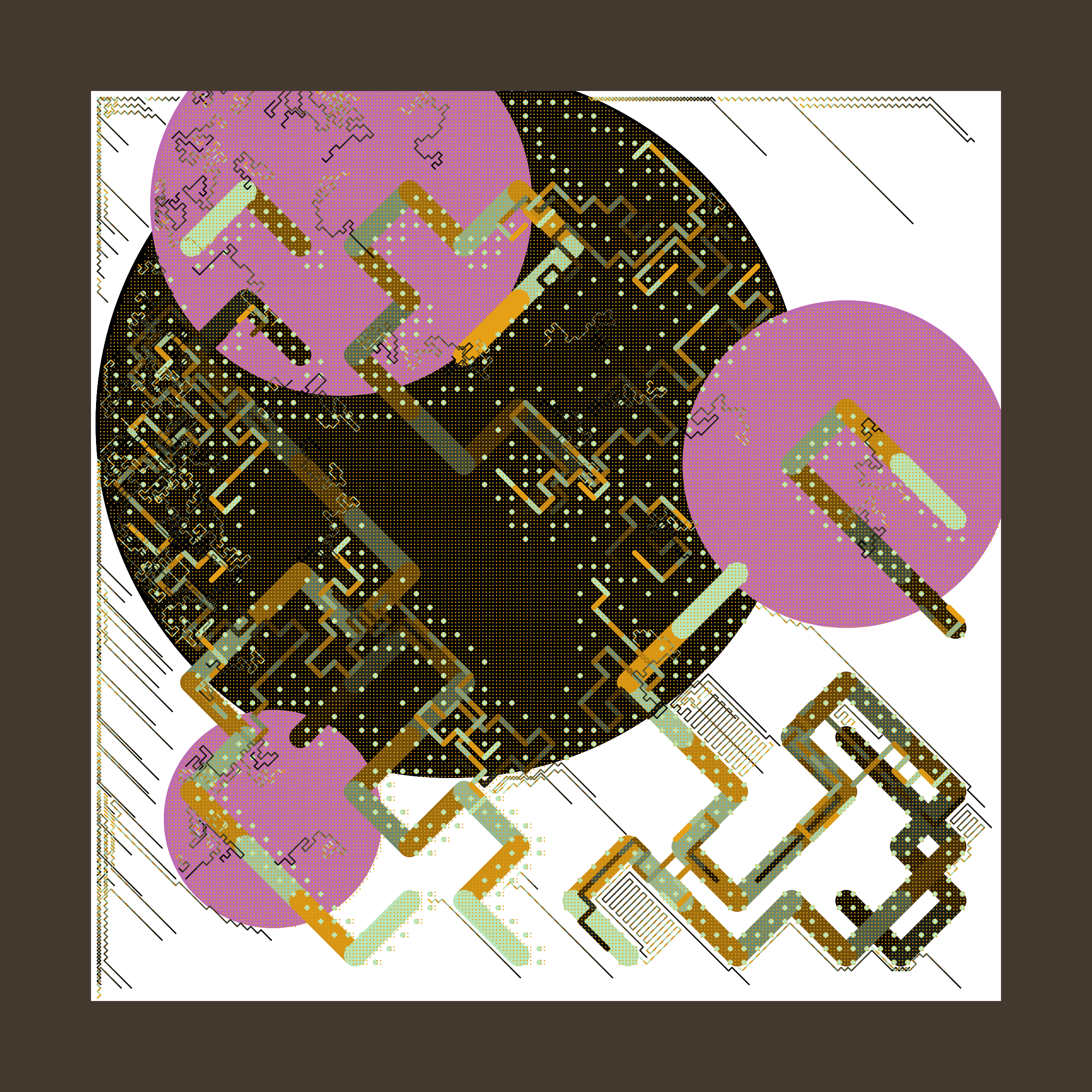 Art Blocks - Art Blocks v2 - Abstraction #213 - NFT # 69000213