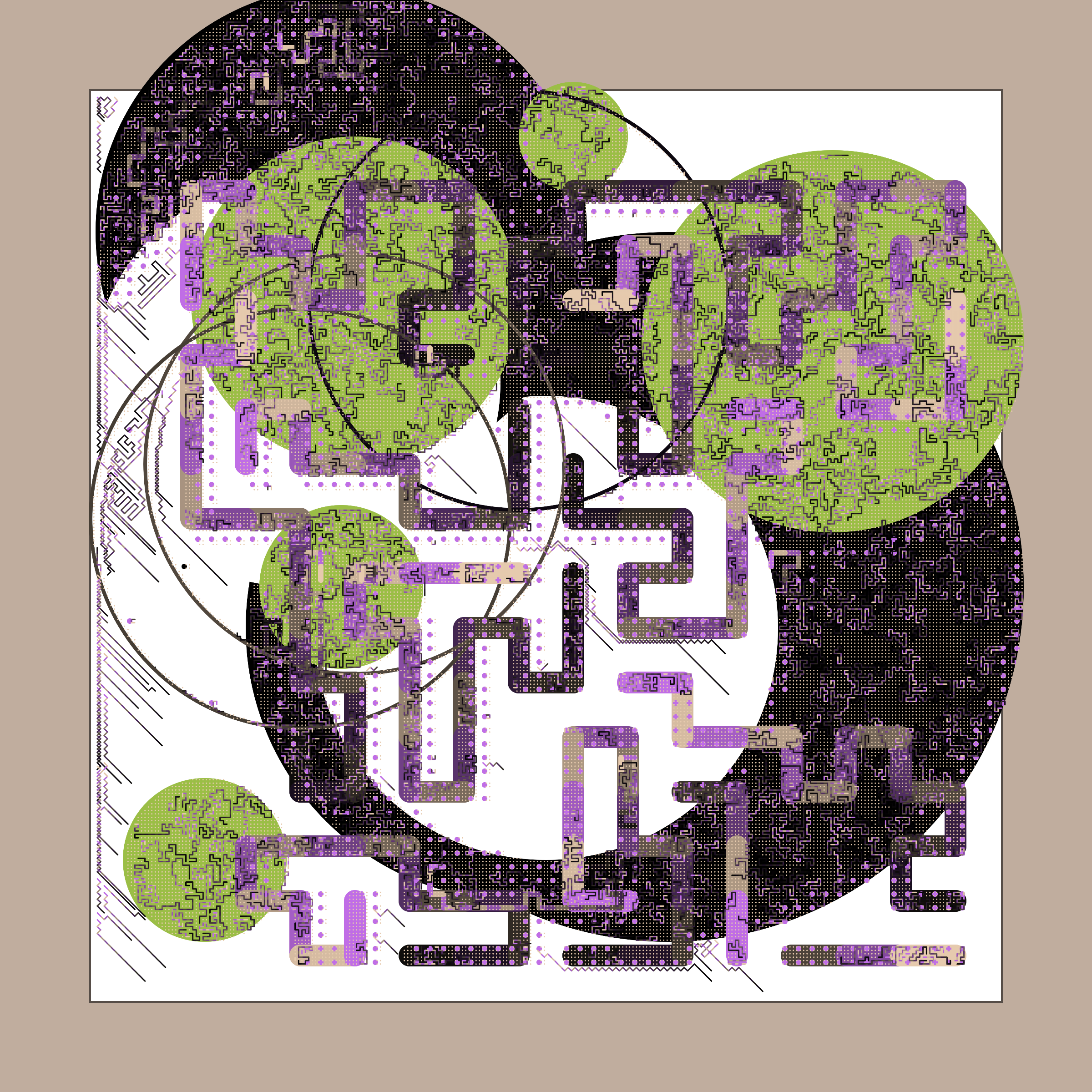 Art Blocks - Art Blocks v2 - Abstraction #217 - NFT # 69000217