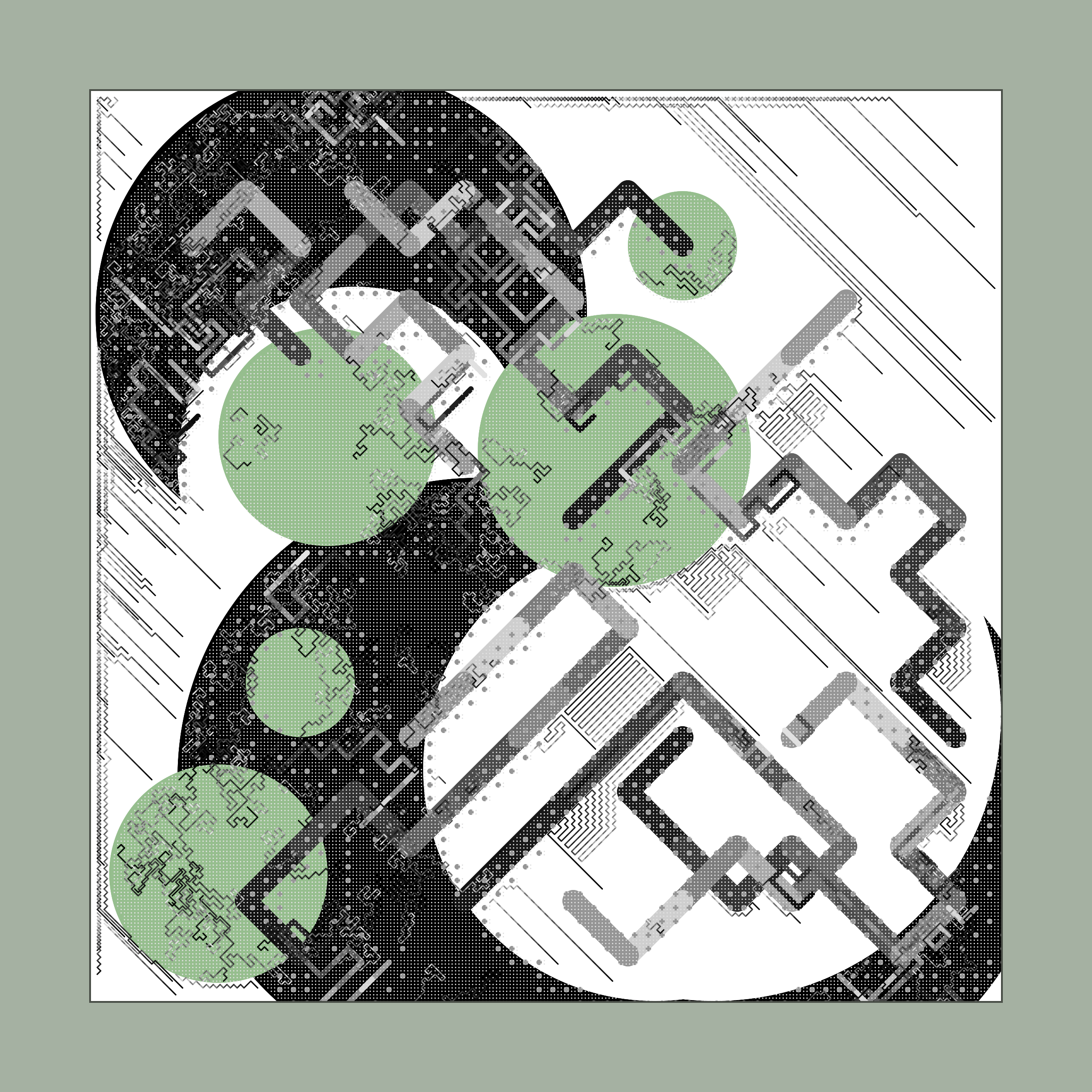 Art Blocks - Art Blocks v2 - Abstraction #220 - NFT # 69000220