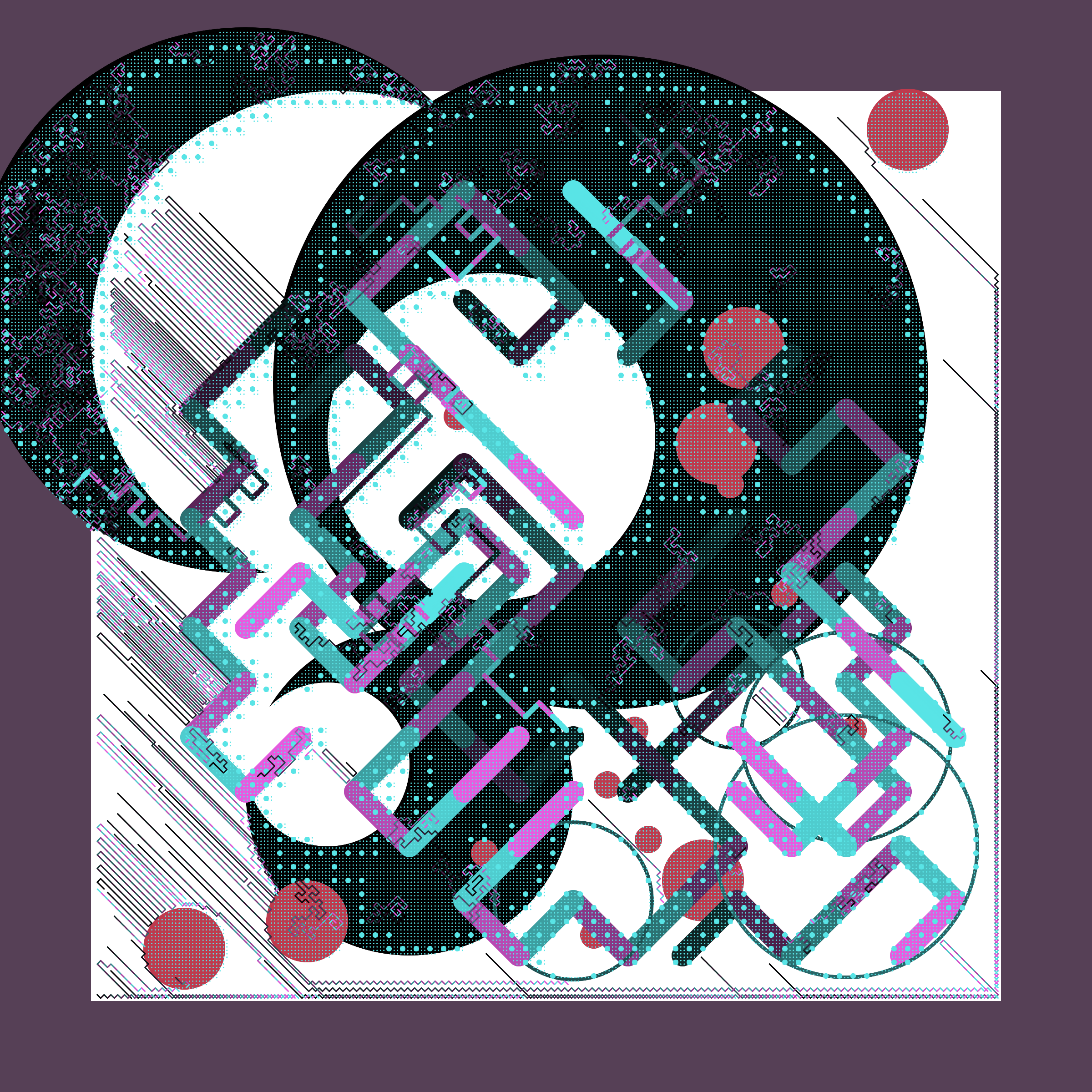 Art Blocks - Art Blocks v2 - Abstraction #221 - NFT # 69000221