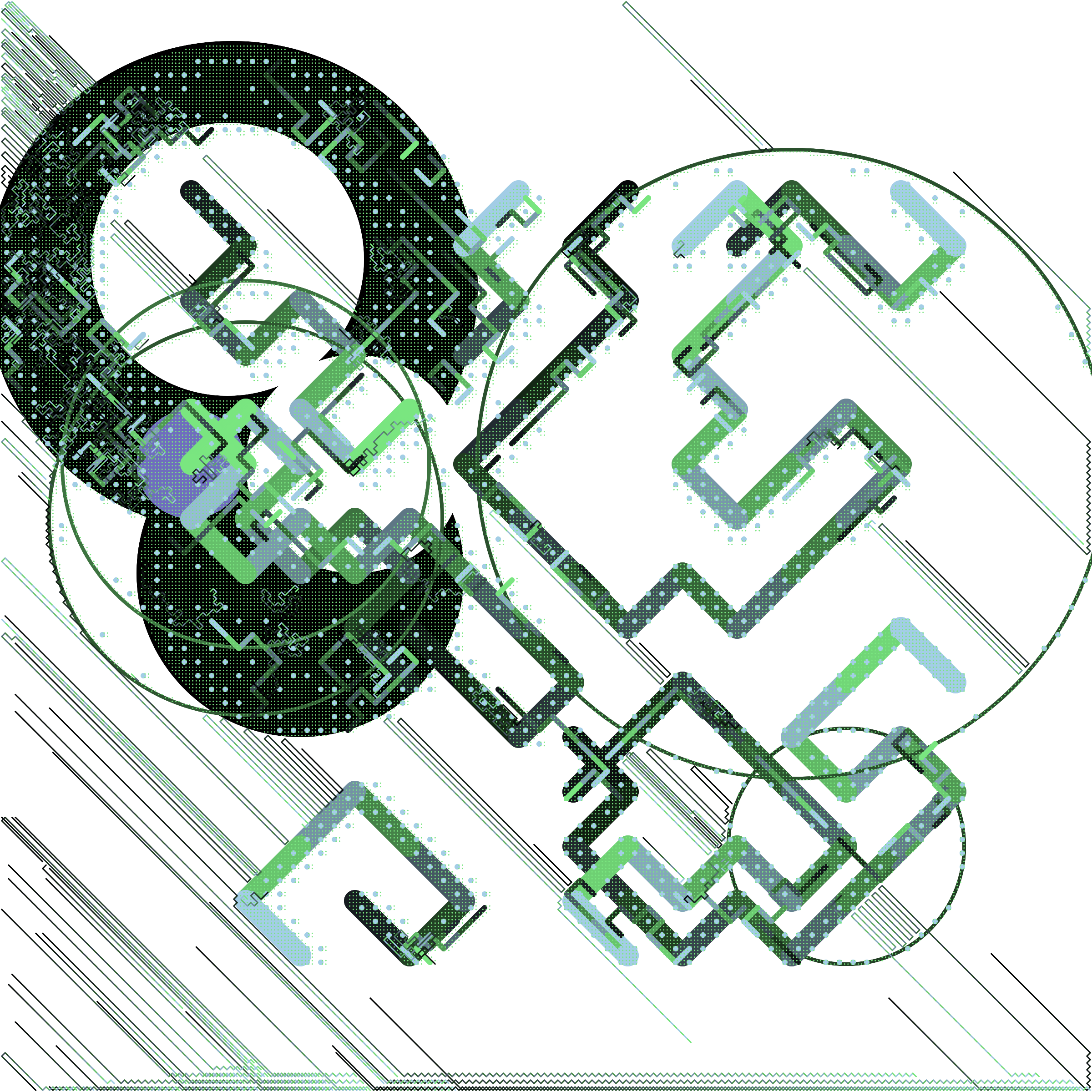 Art Blocks - Art Blocks v2 - Abstraction #223 - NFT # 69000223