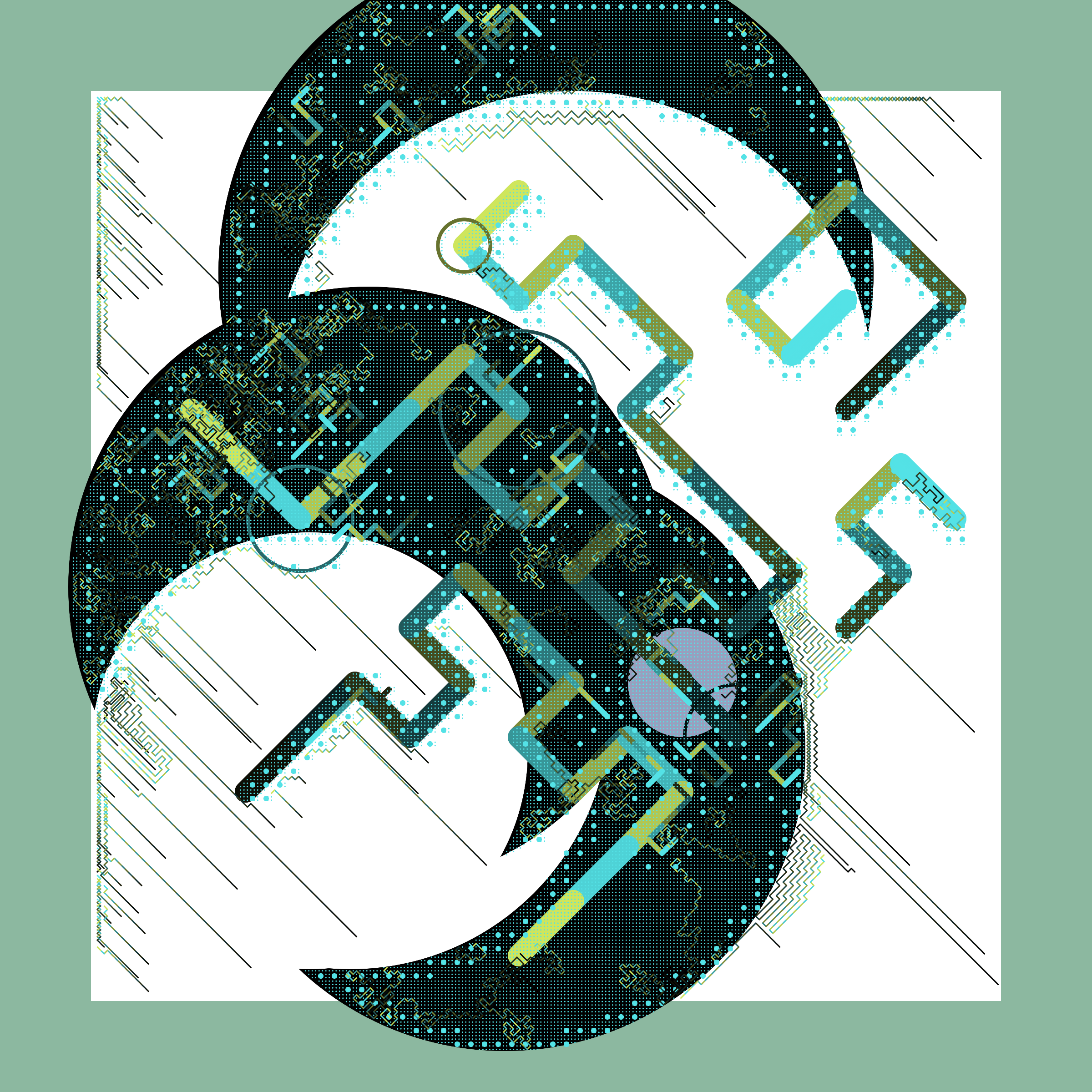 Art Blocks - Art Blocks v2 - Abstraction #225 - NFT # 69000225