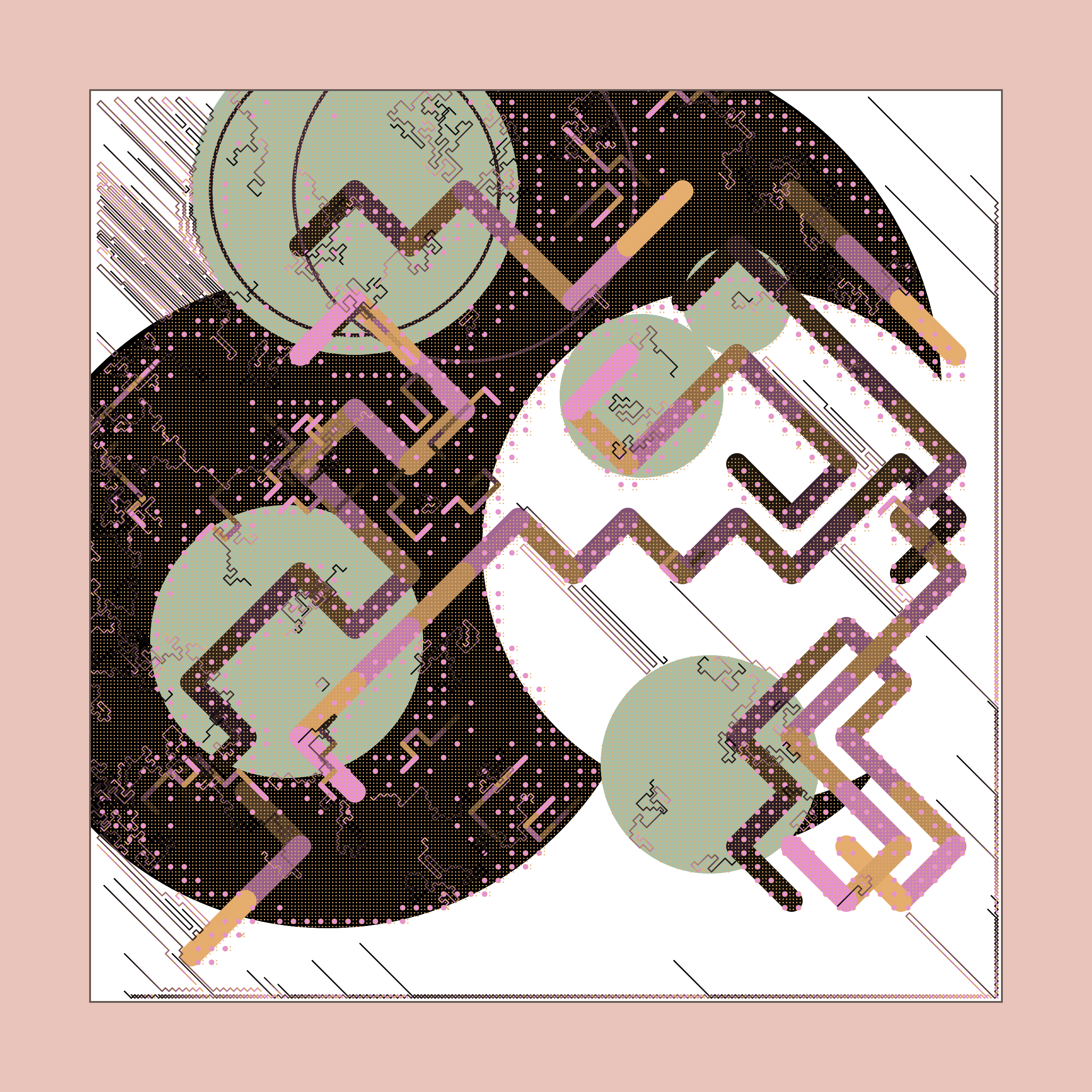 Art Blocks - Art Blocks v2 - Abstraction #227 - NFT # 69000227