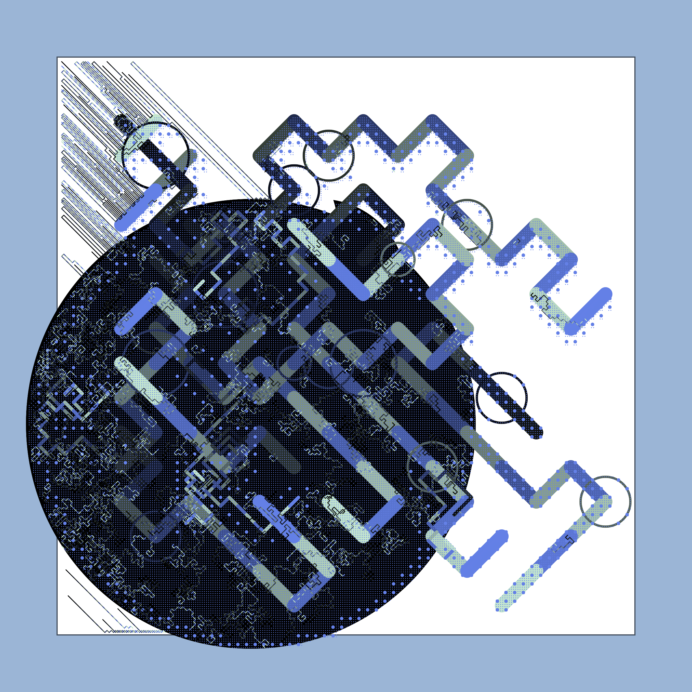 Art Blocks - Art Blocks v2 - Abstraction #228 - NFT # 69000228