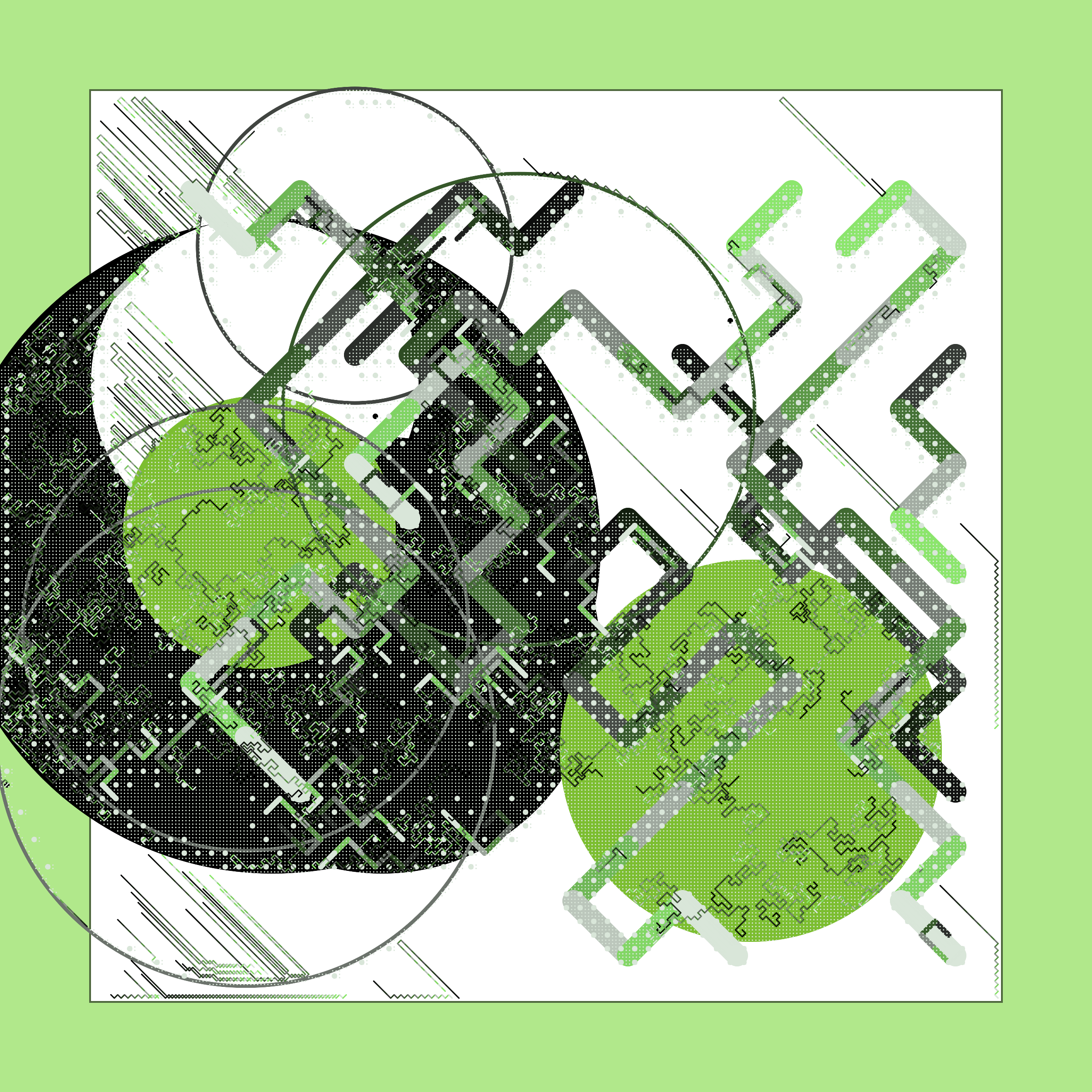 Art Blocks - Art Blocks v2 - Abstraction #233 - NFT # 69000233