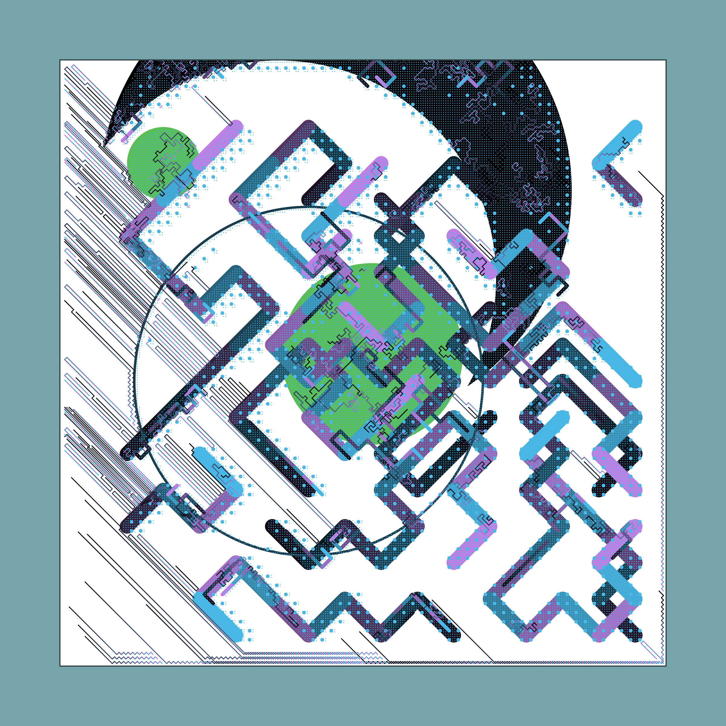 Art Blocks - Art Blocks v2 - Abstraction #235 - NFT # 69000235