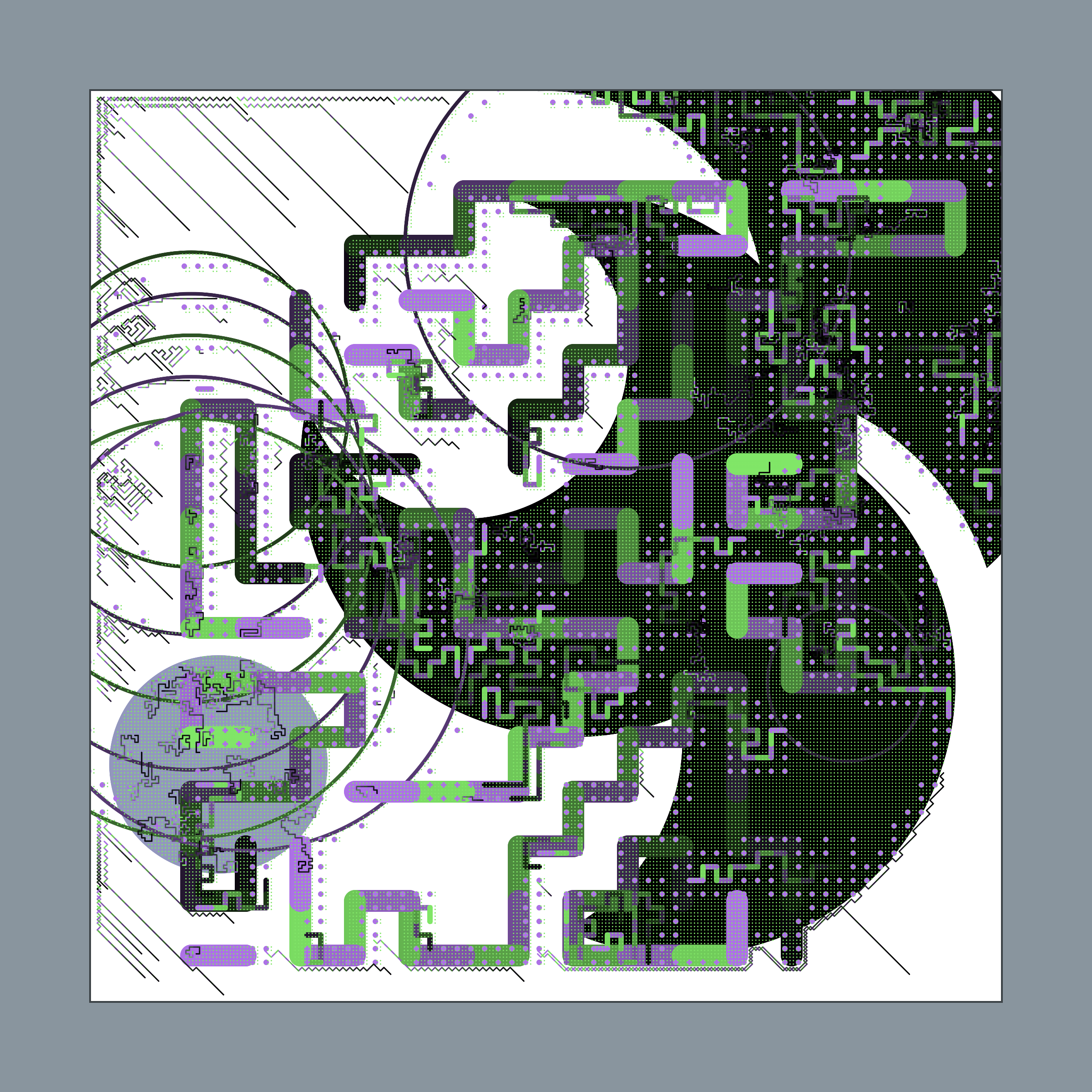 Art Blocks - Art Blocks v2 - Abstraction #241 - NFT # 69000241