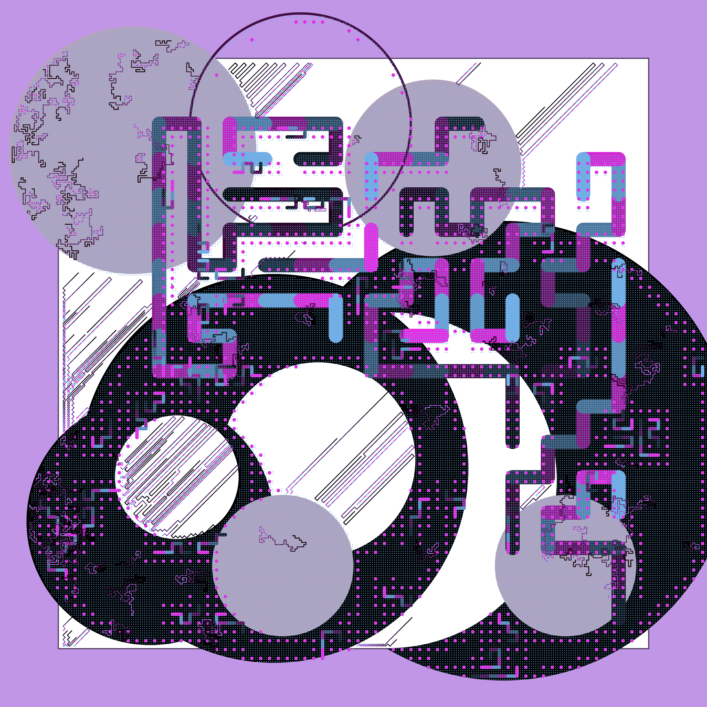 Art Blocks - Art Blocks v2 - Abstraction #242 - NFT # 69000242