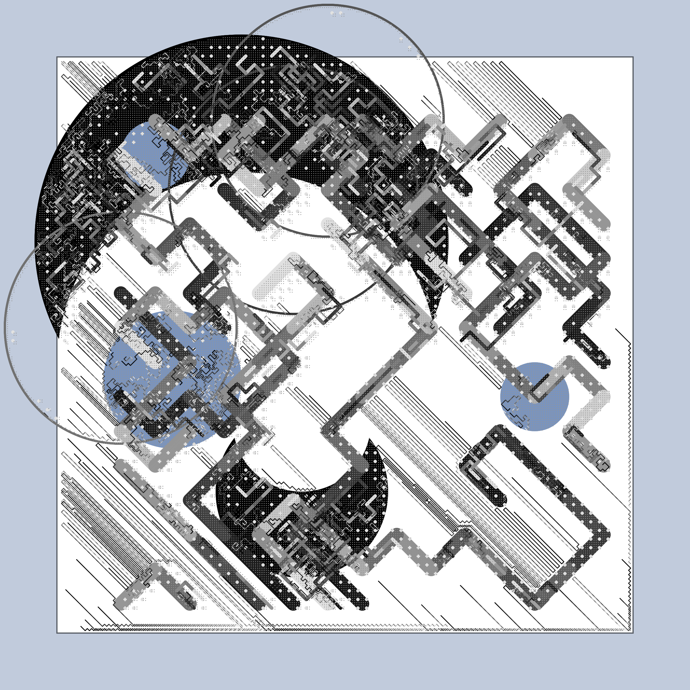 Art Blocks - Art Blocks v2 - Abstraction #244 - NFT # 69000244