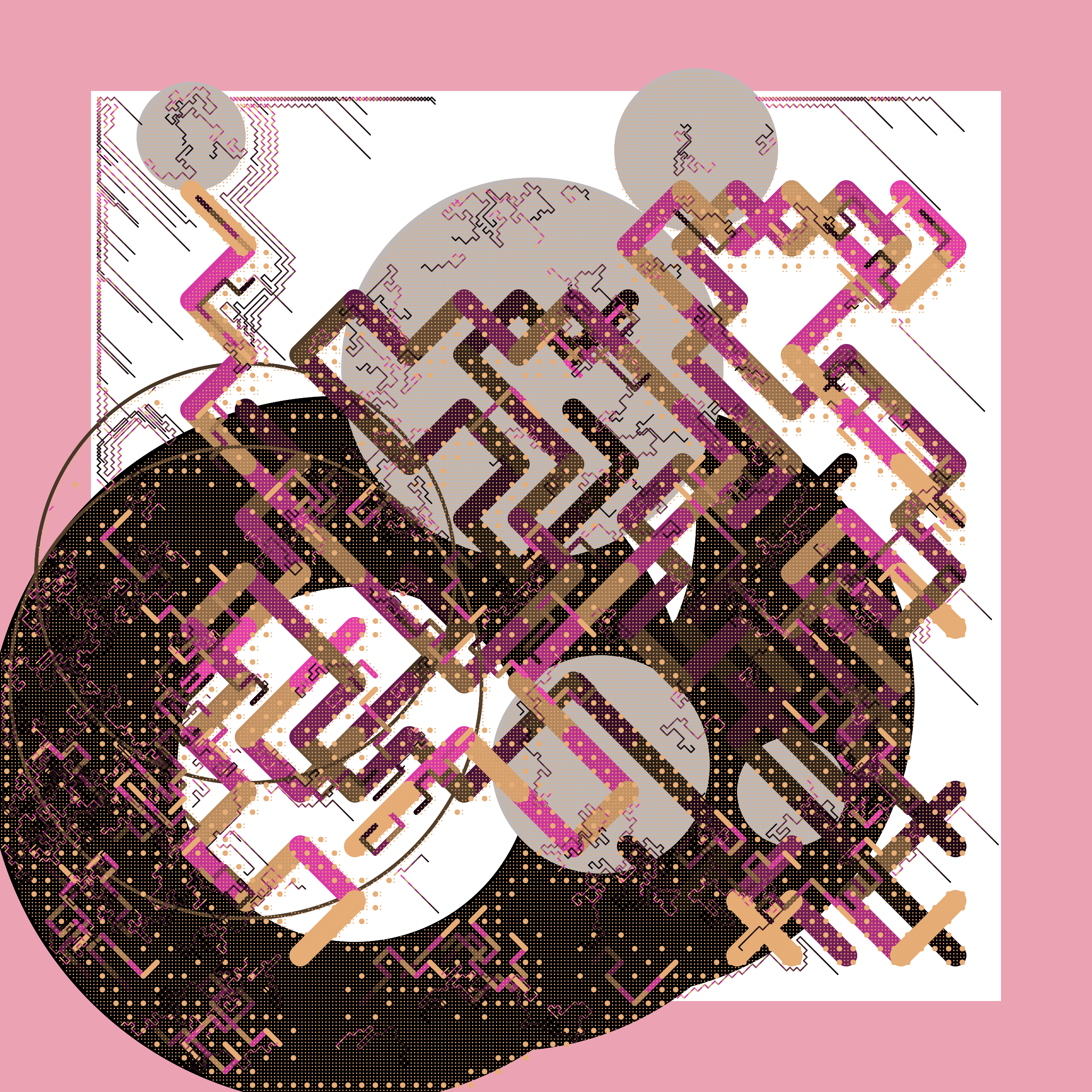 Art Blocks - Art Blocks v2 - Abstraction #245 - NFT # 69000245