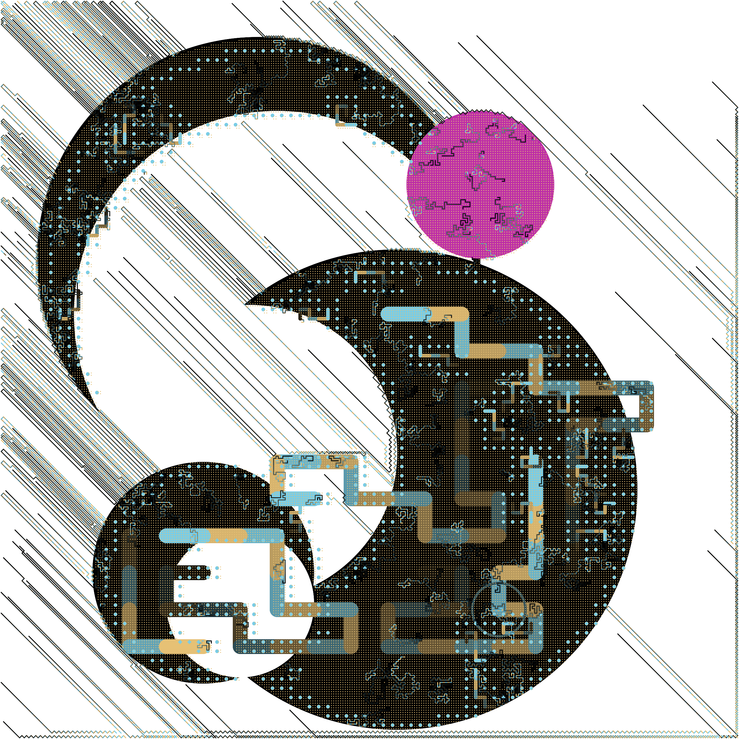 Art Blocks - Art Blocks v2 - Abstraction #250 - NFT # 69000250