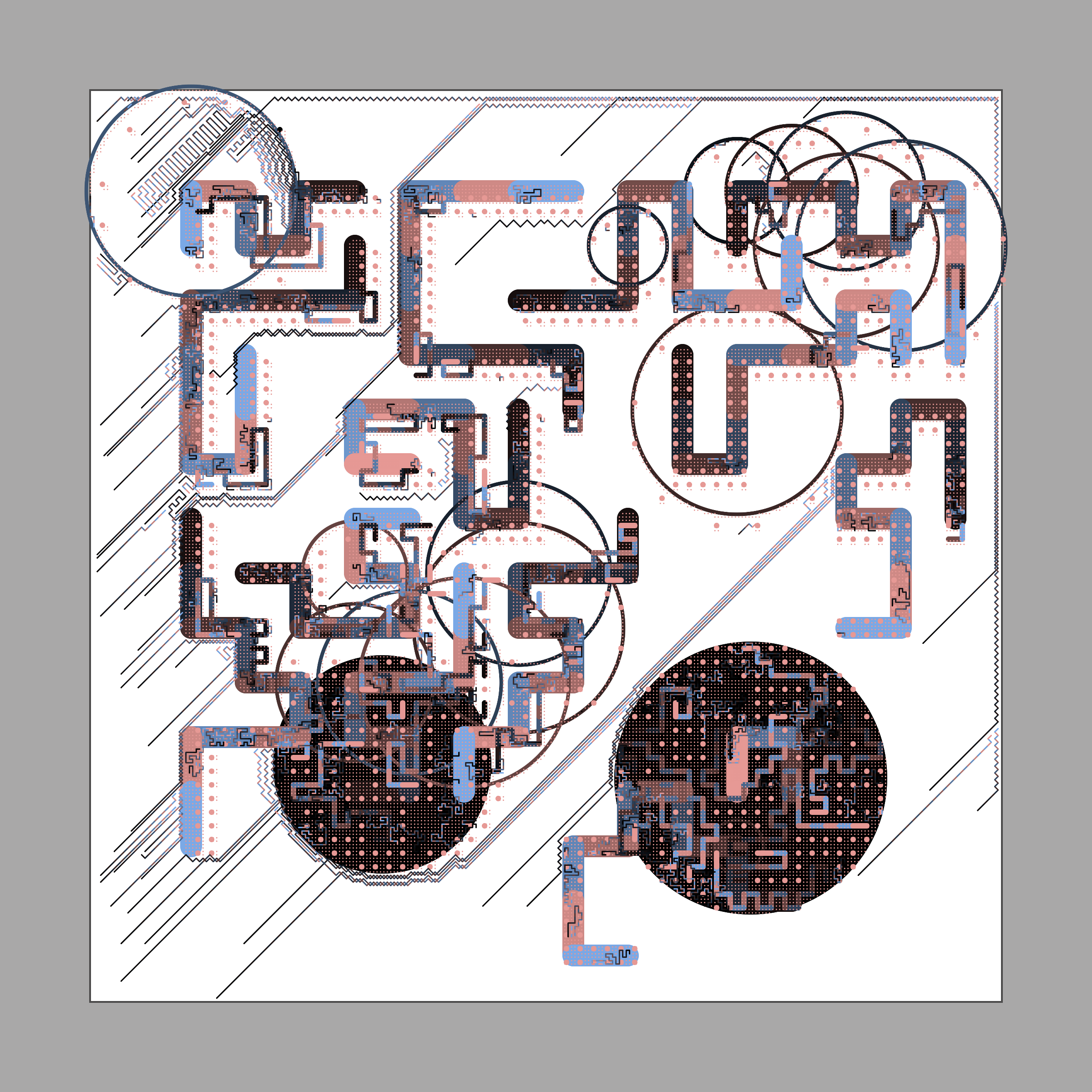 Art Blocks - Art Blocks v2 - Abstraction #251 - NFT # 69000251