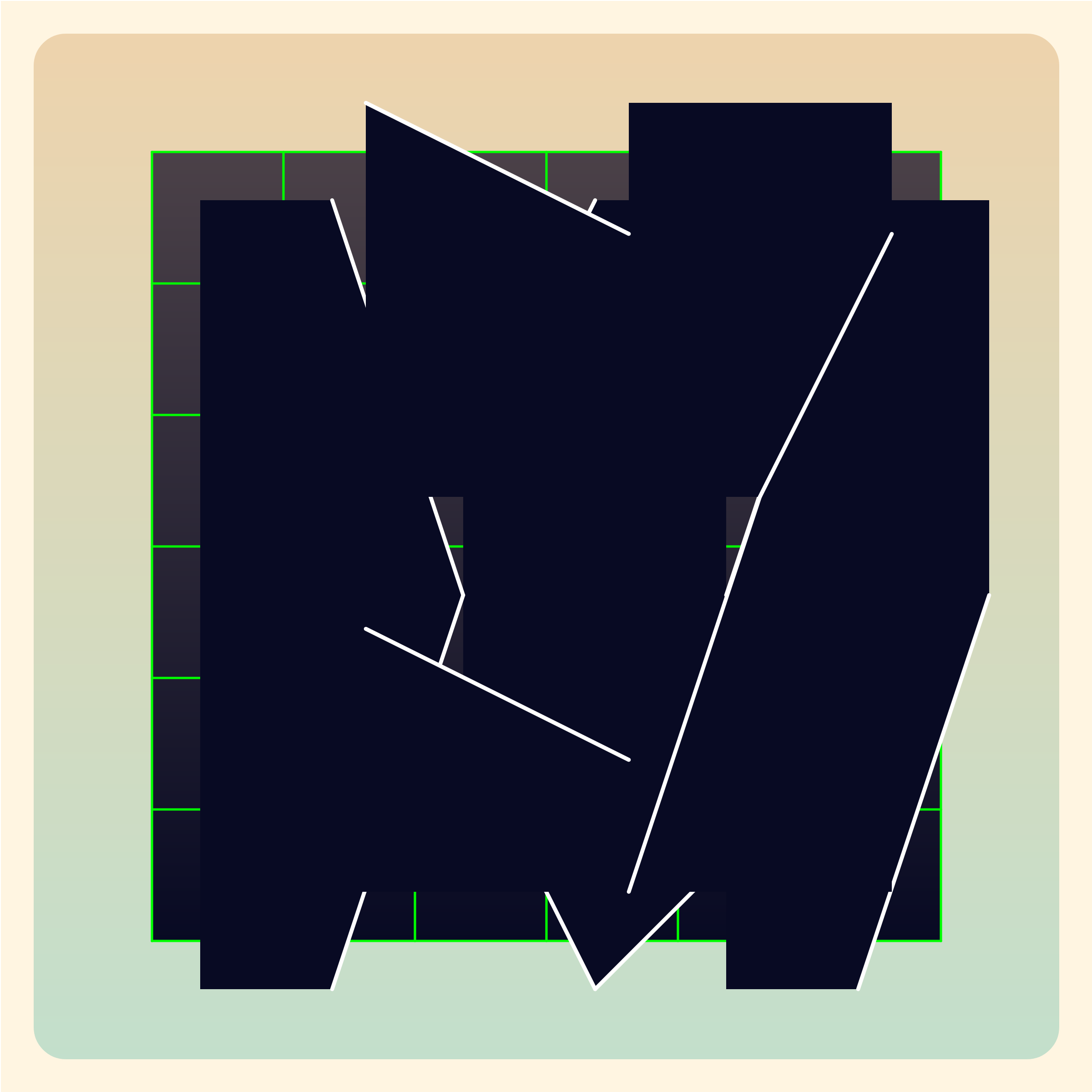 Art Blocks - Art Blocks v2 - Andradite #54 - NFT # 71000054