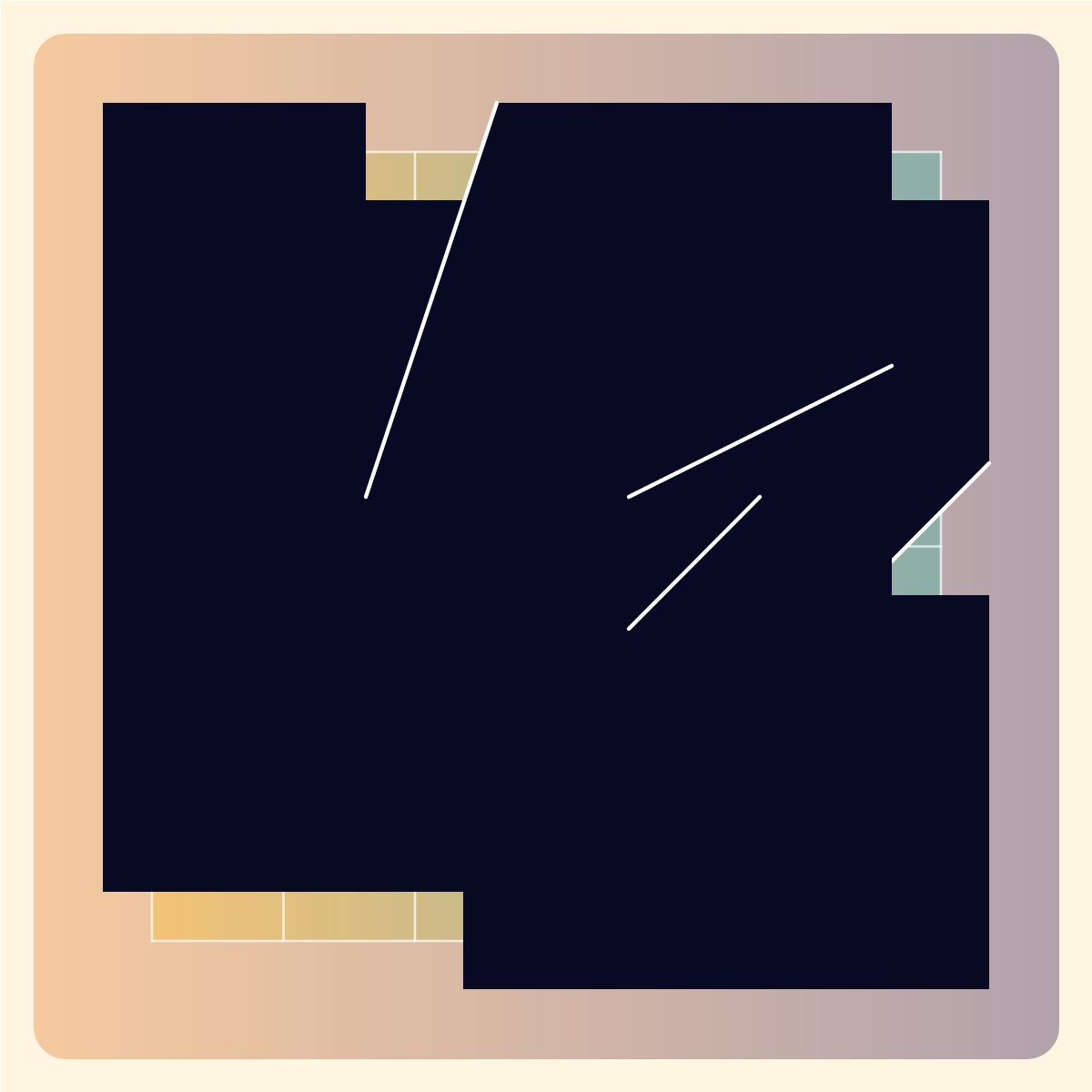 Art Blocks - Art Blocks v2 - Andradite #121 - NFT # 71000121