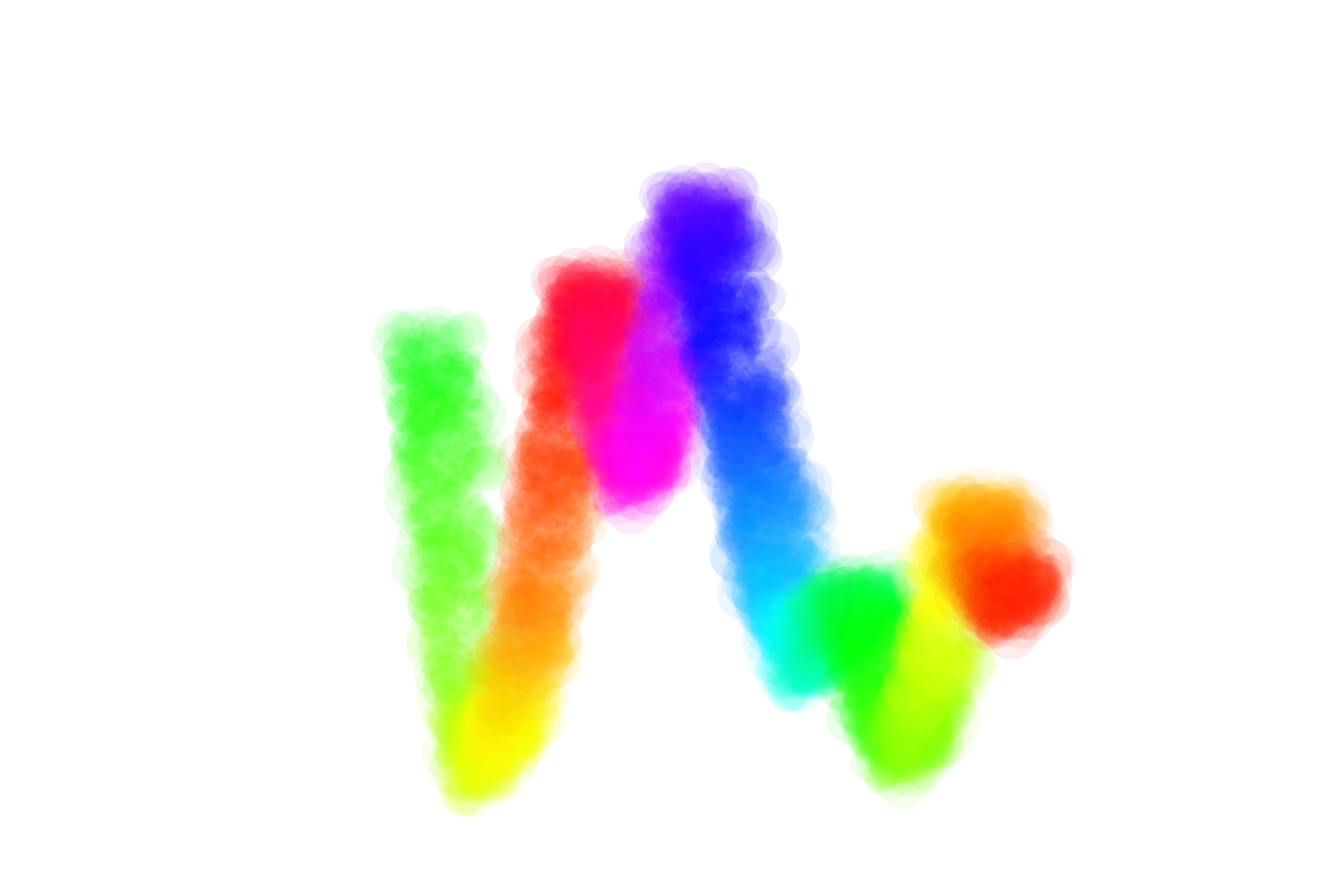 Art Blocks - Art Blocks v1 - Chromie Squiggle #75 - NFT # 75