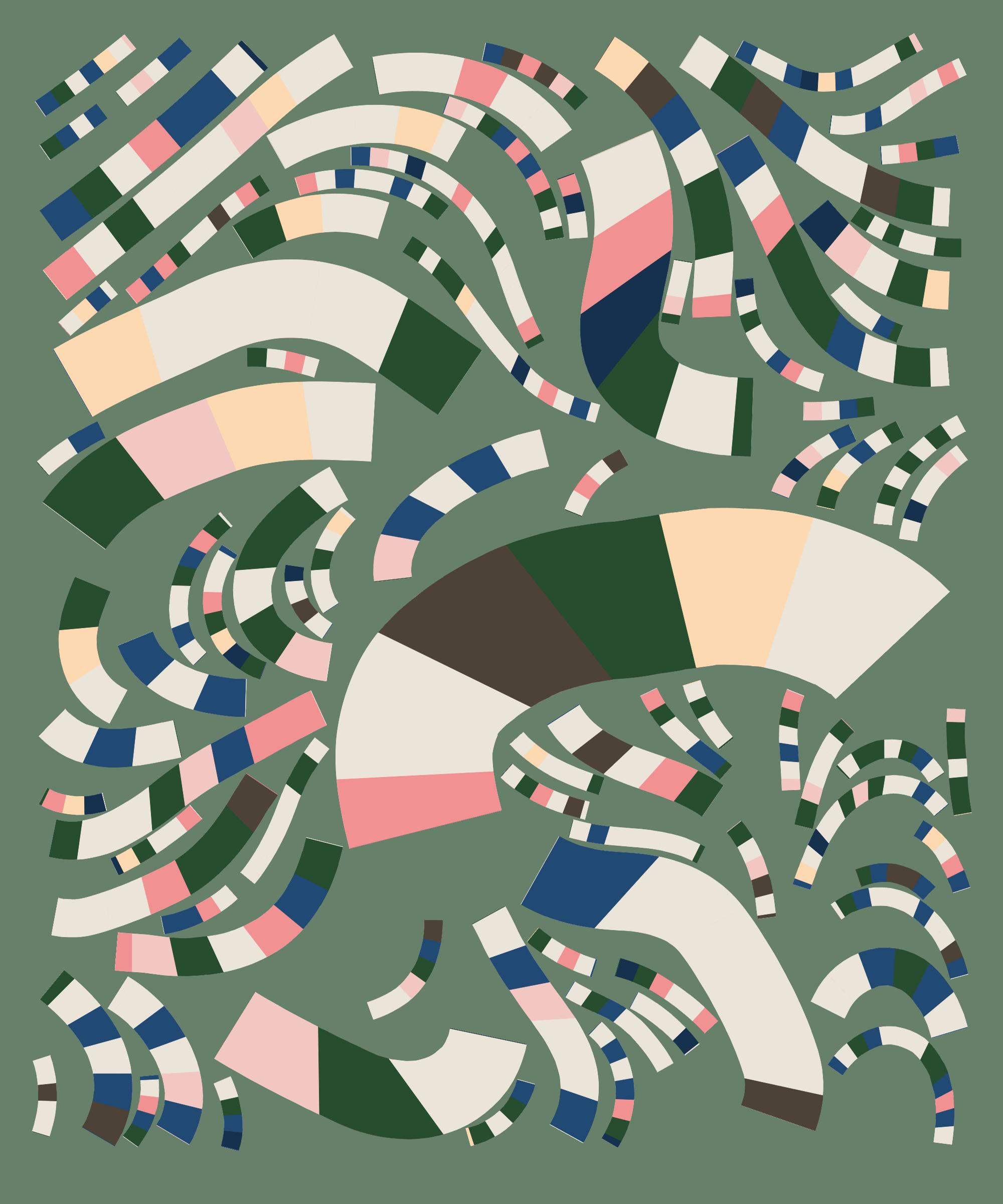 Art Blocks - Art Blocks v2 - Fidenza #23 - NFT # 78000023