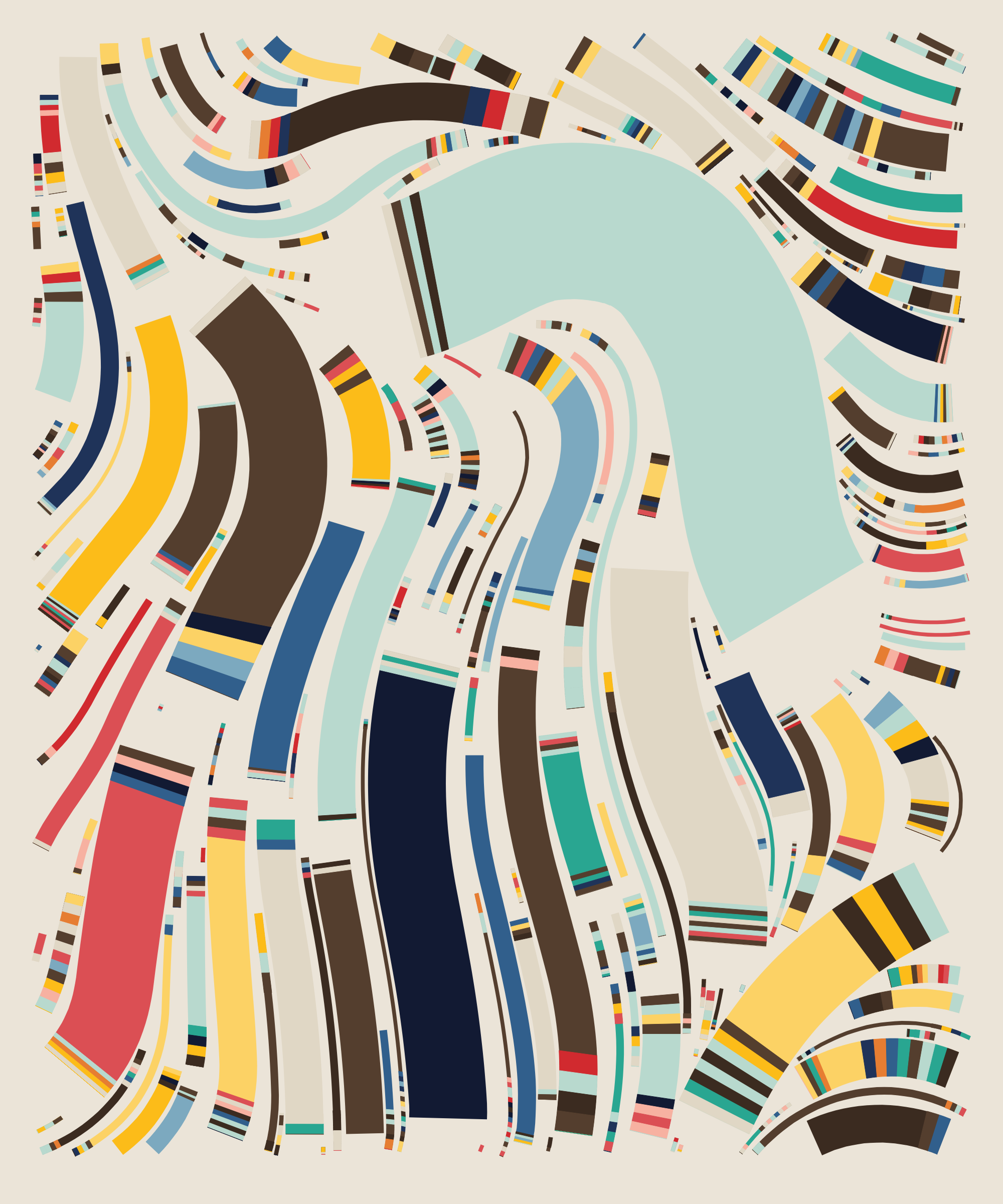 Art Blocks - Art Blocks v2 - Fidenza #66 - NFT # 78000066